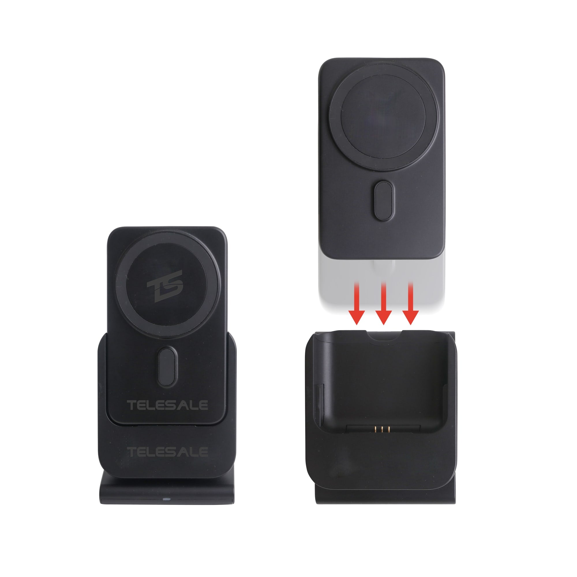 3-In-1 5000mAh Power Bank Charging Station