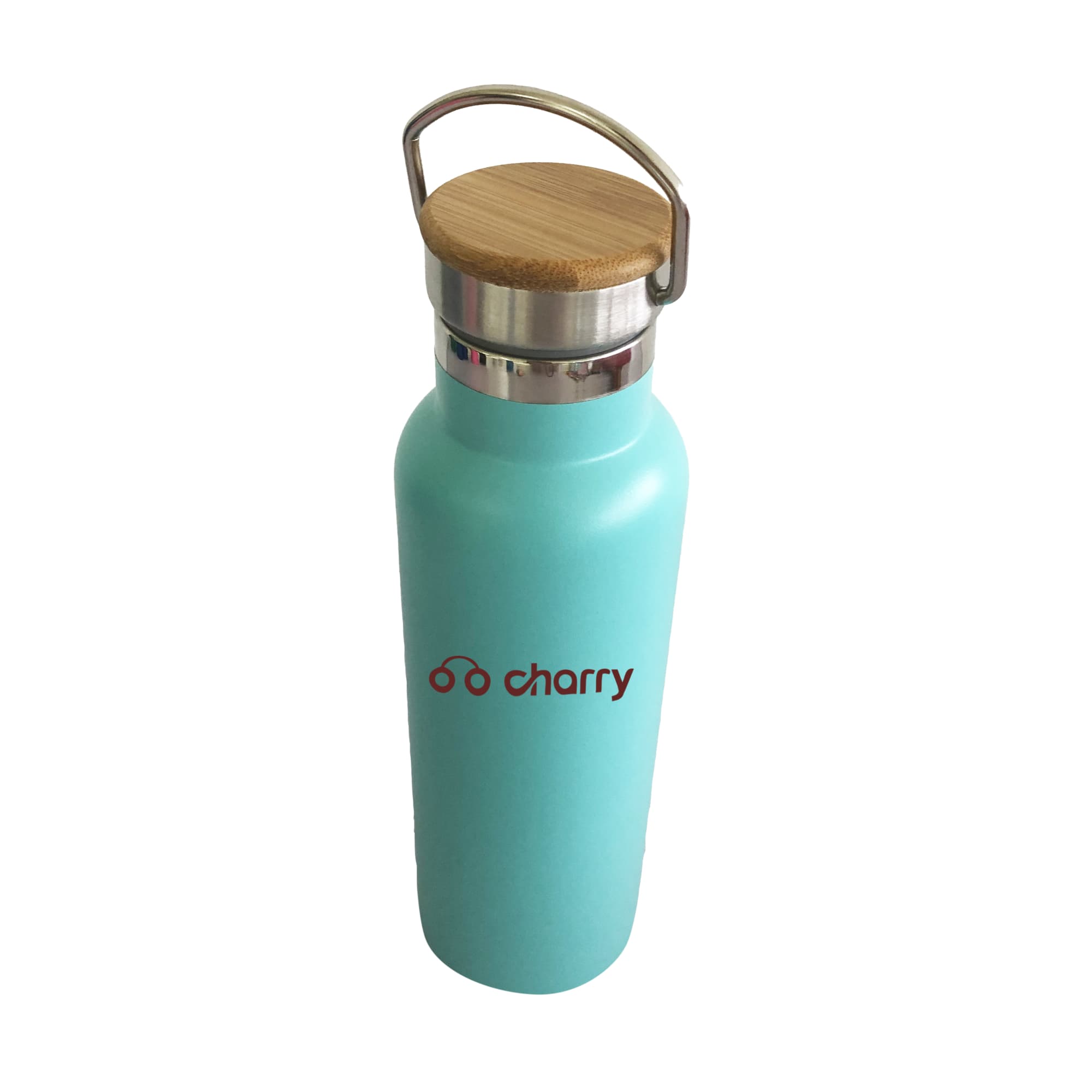 500ml Double Wall Vacuum Bottle with Bamboo Lid