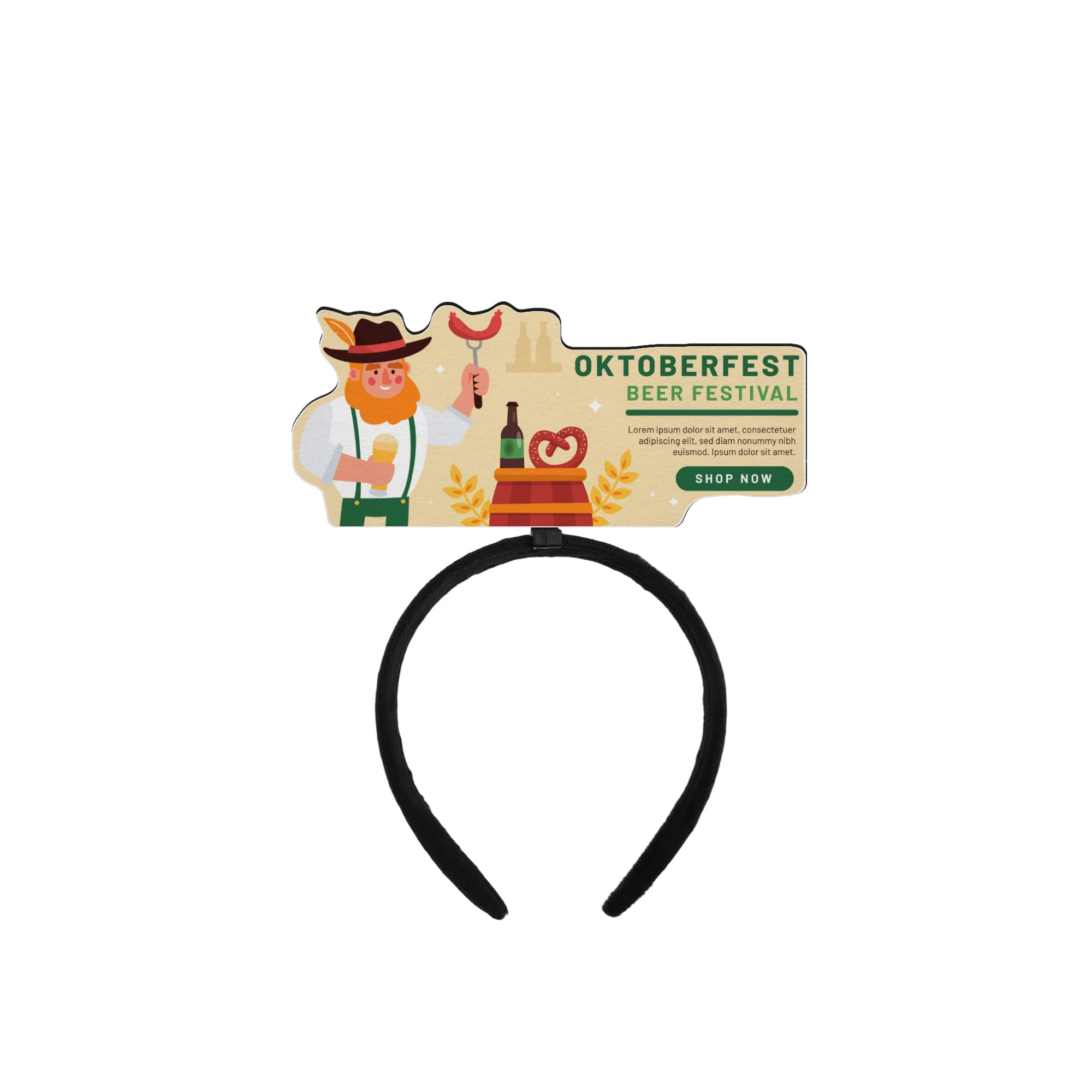 Custom Foam Topper Headband