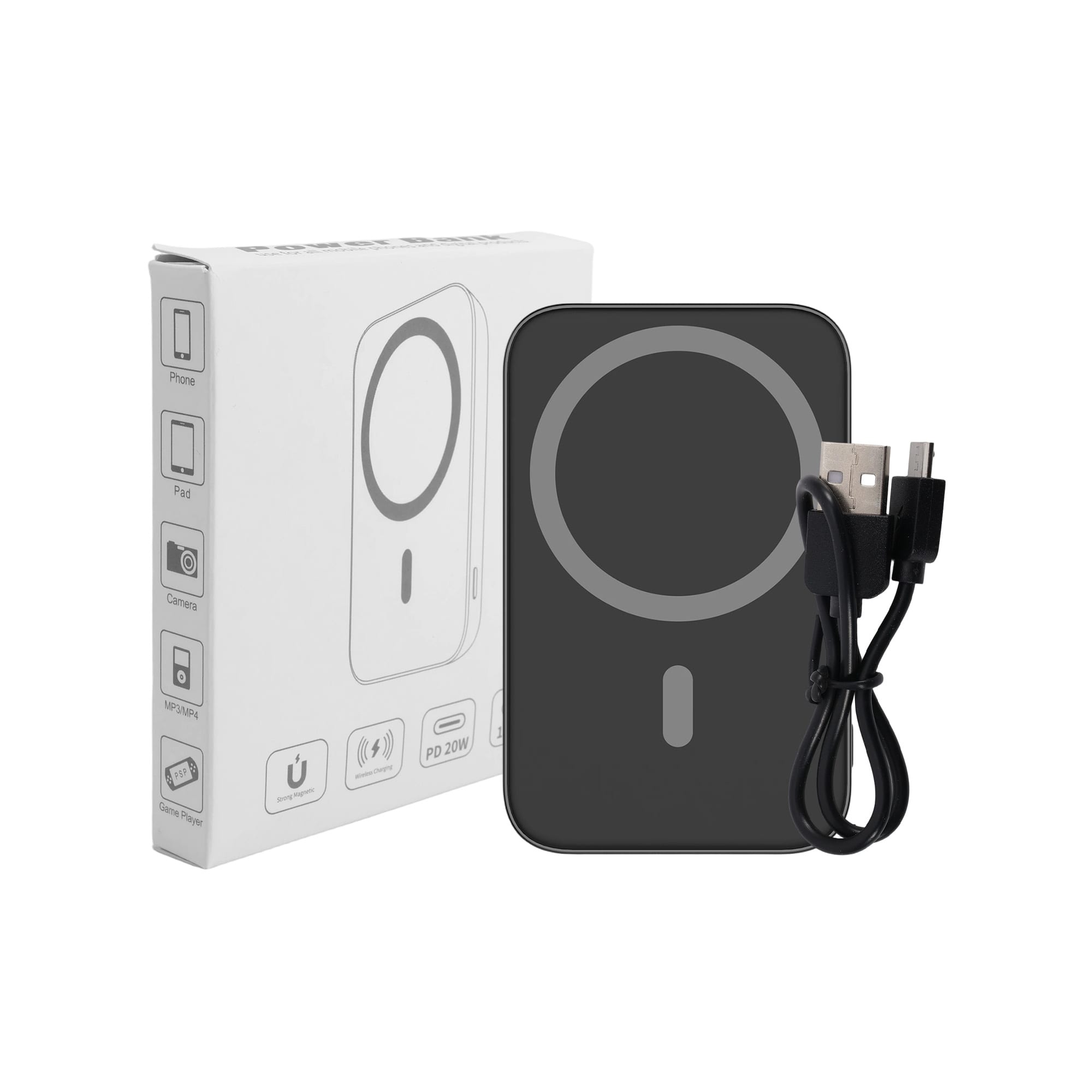 5000mAh Magnetic Wireless  Power Bank