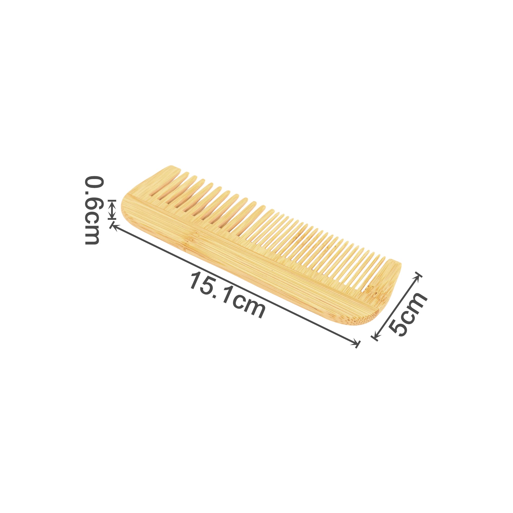 Mixed-Tooth Bamboo Comb