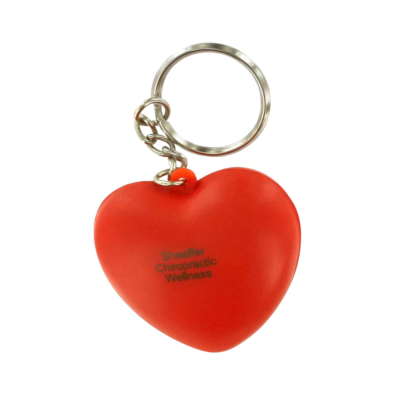 Keyring with Heart Stress Reliever