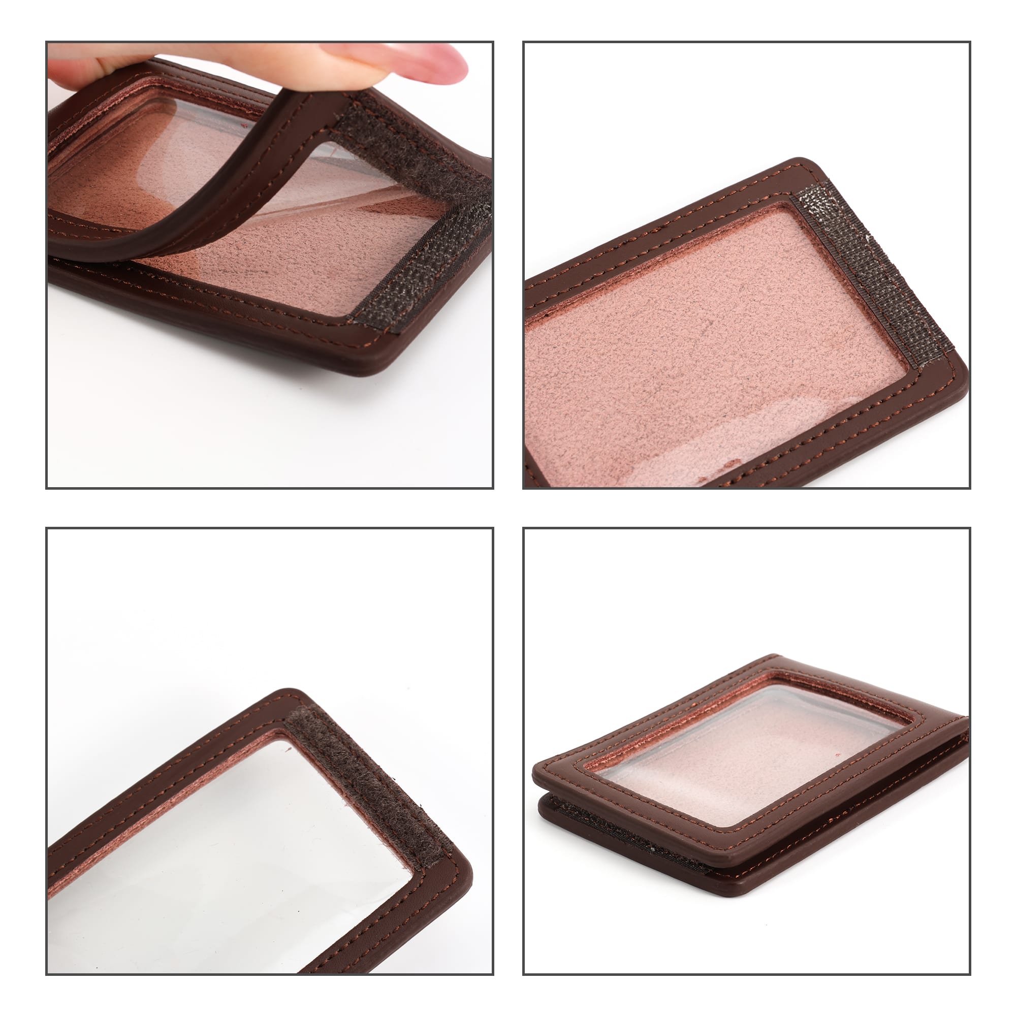 Leather ID Card Holder