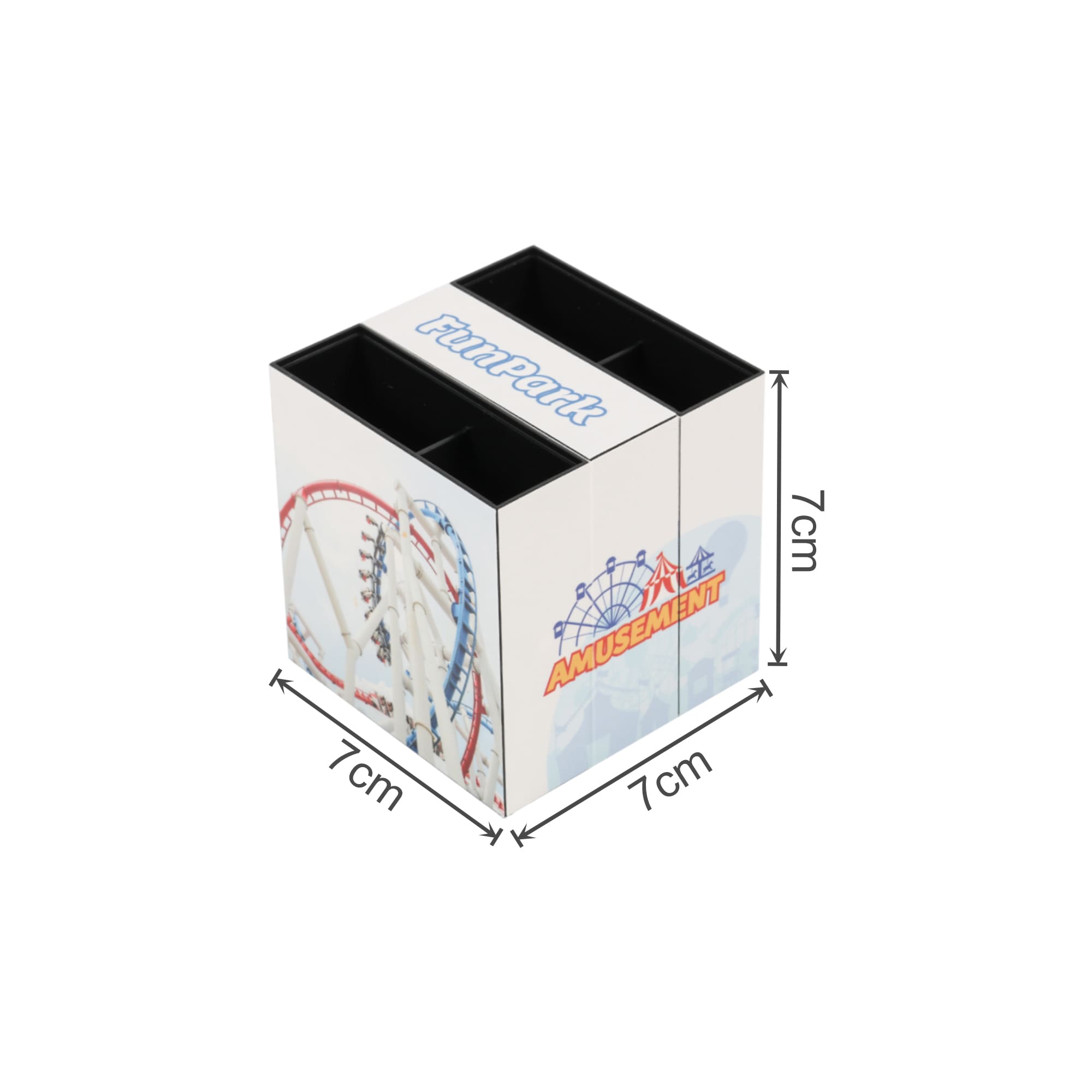 Three-panel Foldable Pen Holder