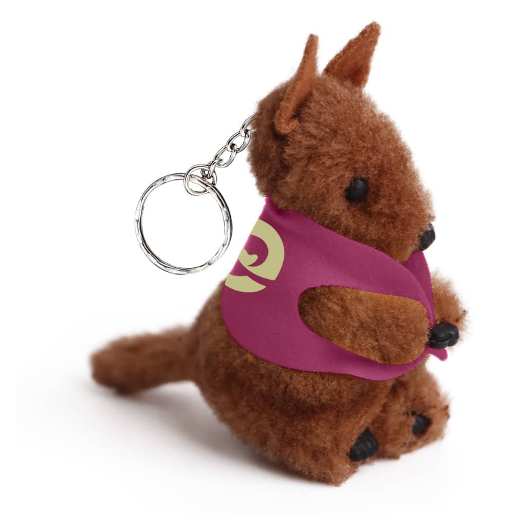 Kangaroo Clip on Stuffed Plush Toy