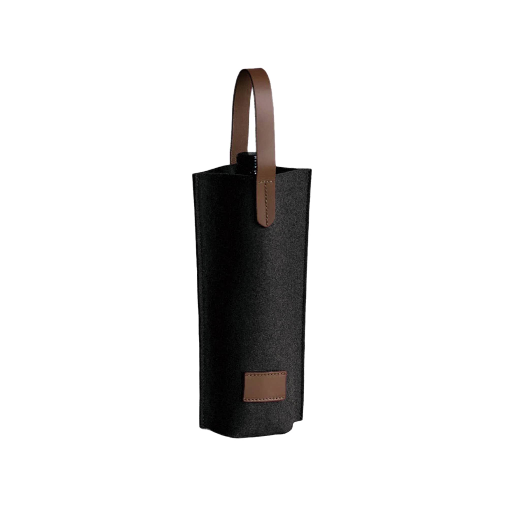 Felt Single Bottle Wine Bag