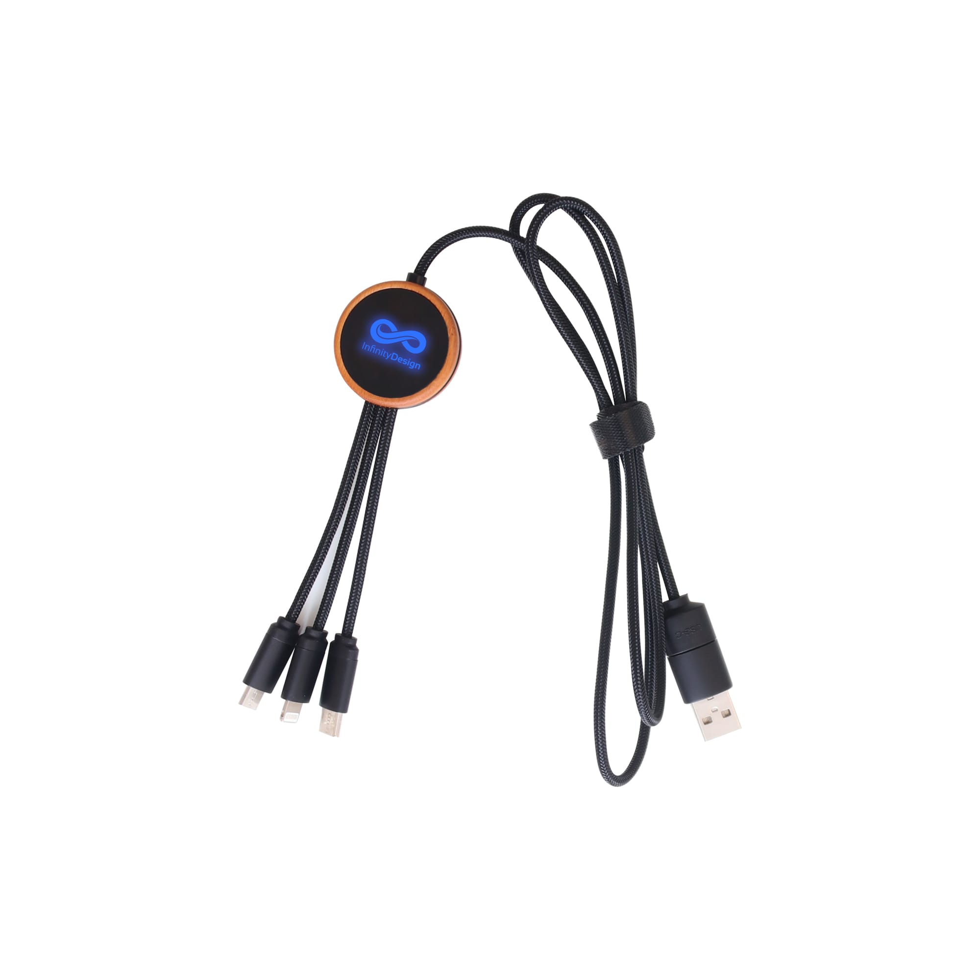 Long Light Up Charging Cable - Round Shape
