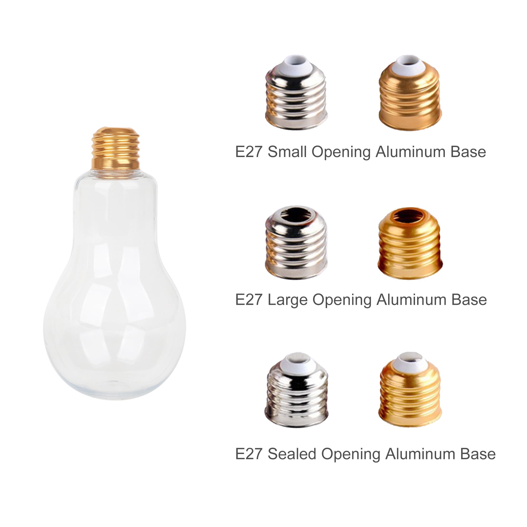 500ml Bulb Shaped Plastic Bottle