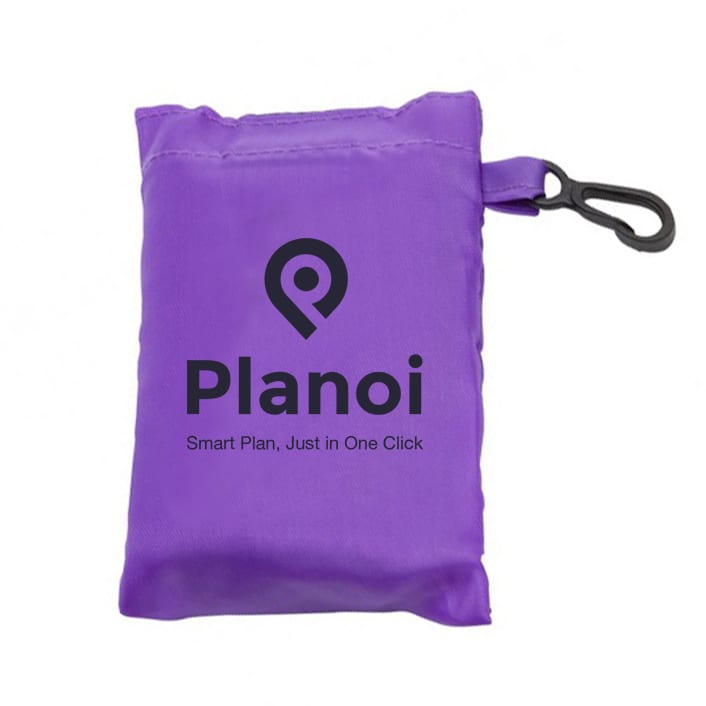 Foldaway Shopping Bag with Clip