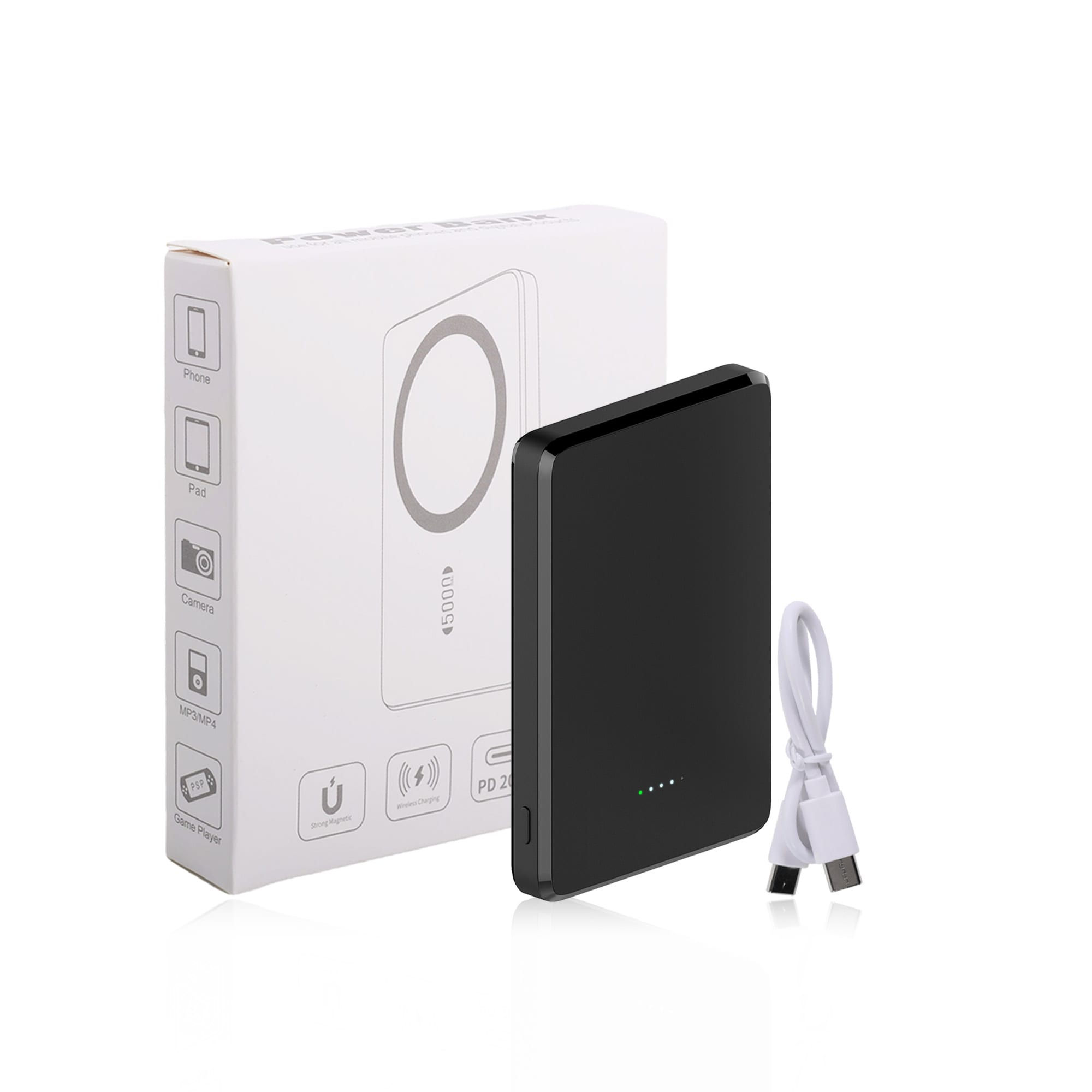 5000mAh Magnetic Wireless  Power Bank