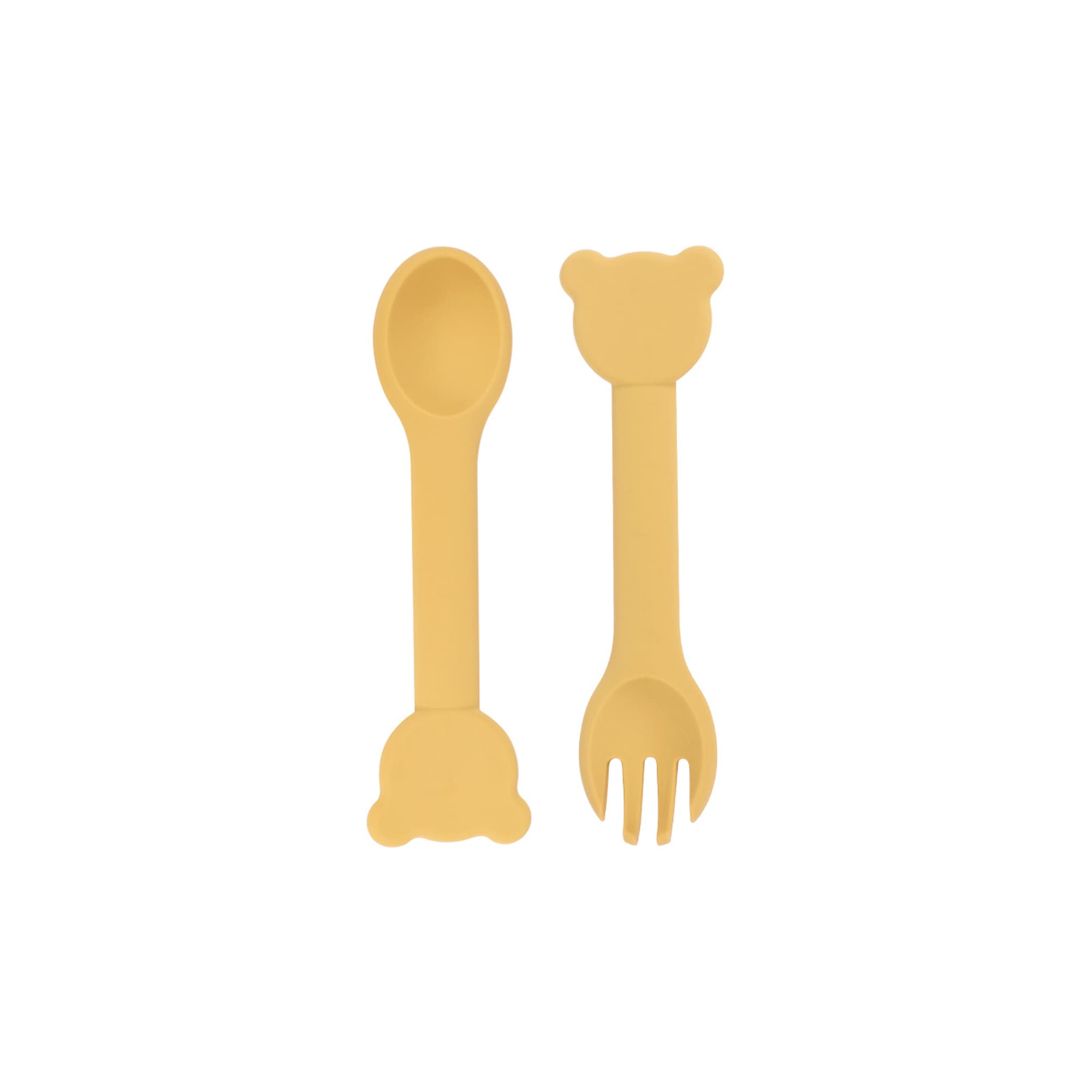 Bear Shape Silicone Kids Cutlery