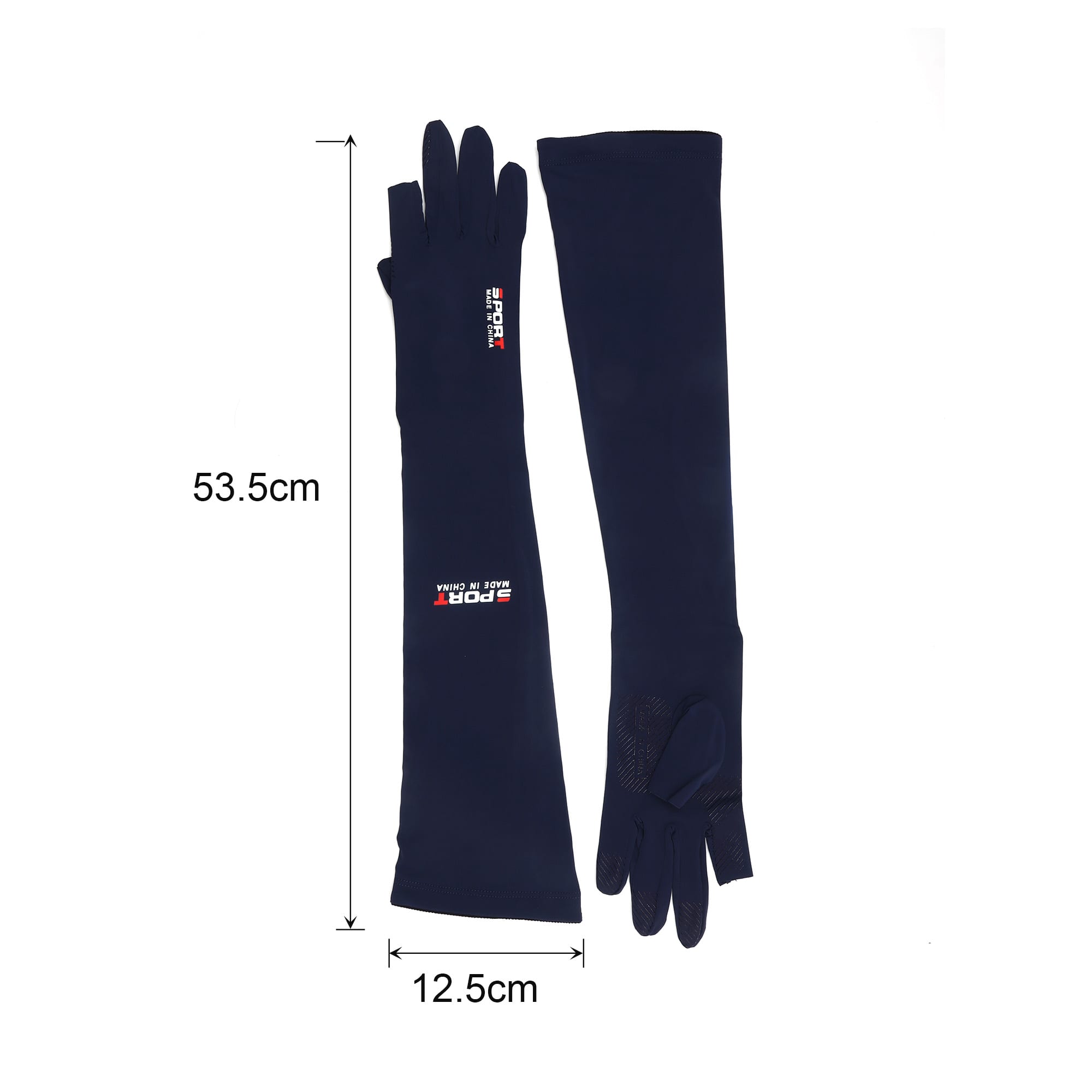 Long Sleeve Sun Protective Gloves with 2 Open Fingers