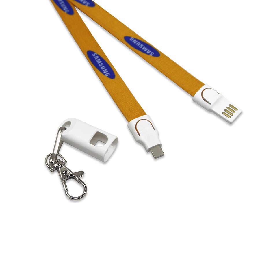 Polyester Lanyard Charging Cable