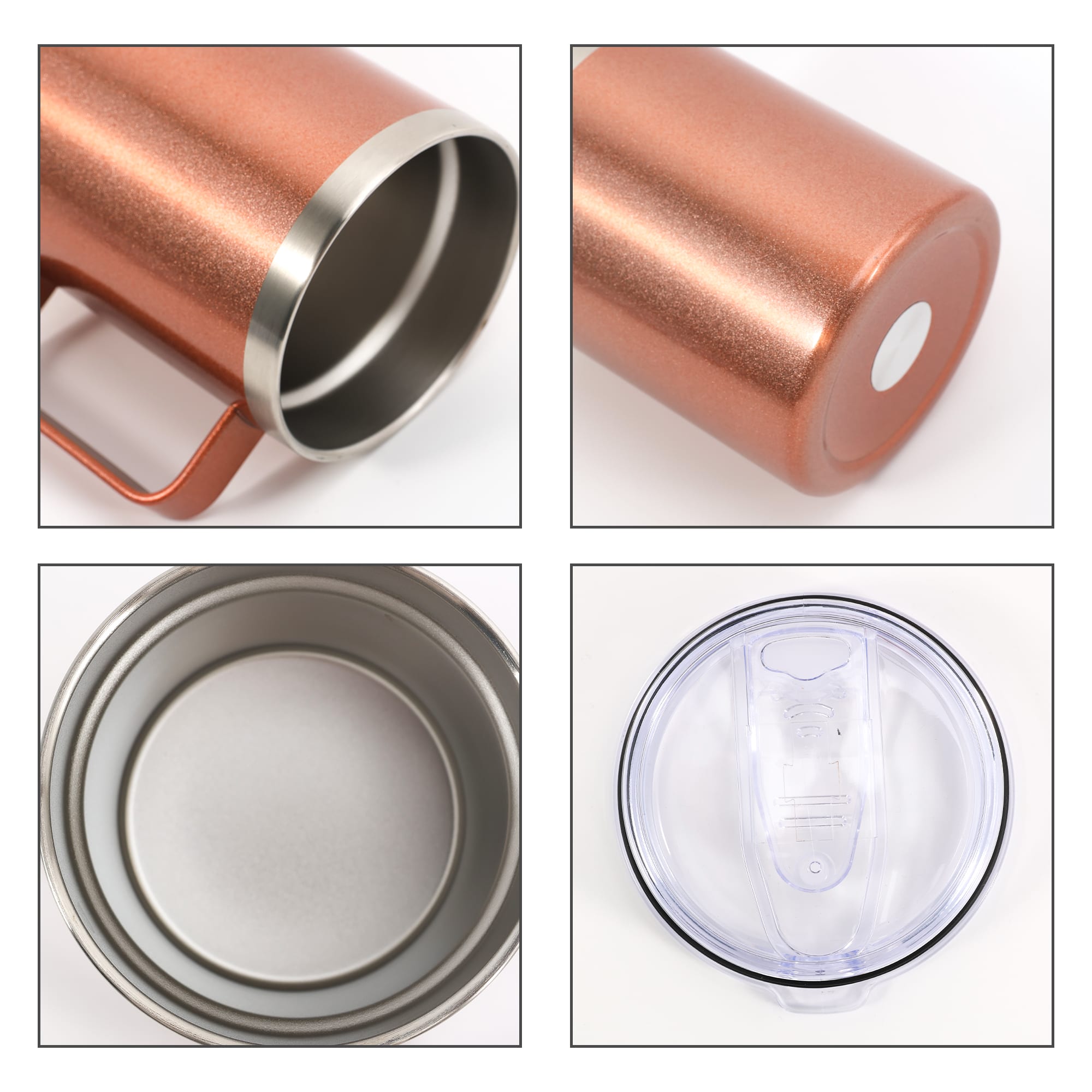 400ML/450ML/500ML/700ML Stainless Steel Cup with Handle