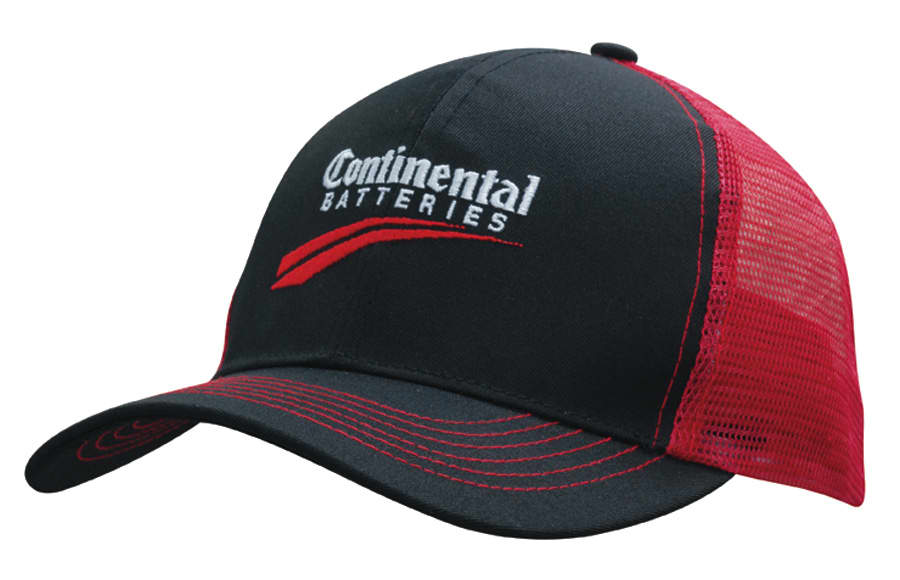 Breathable Poly Twill With Mesh Back