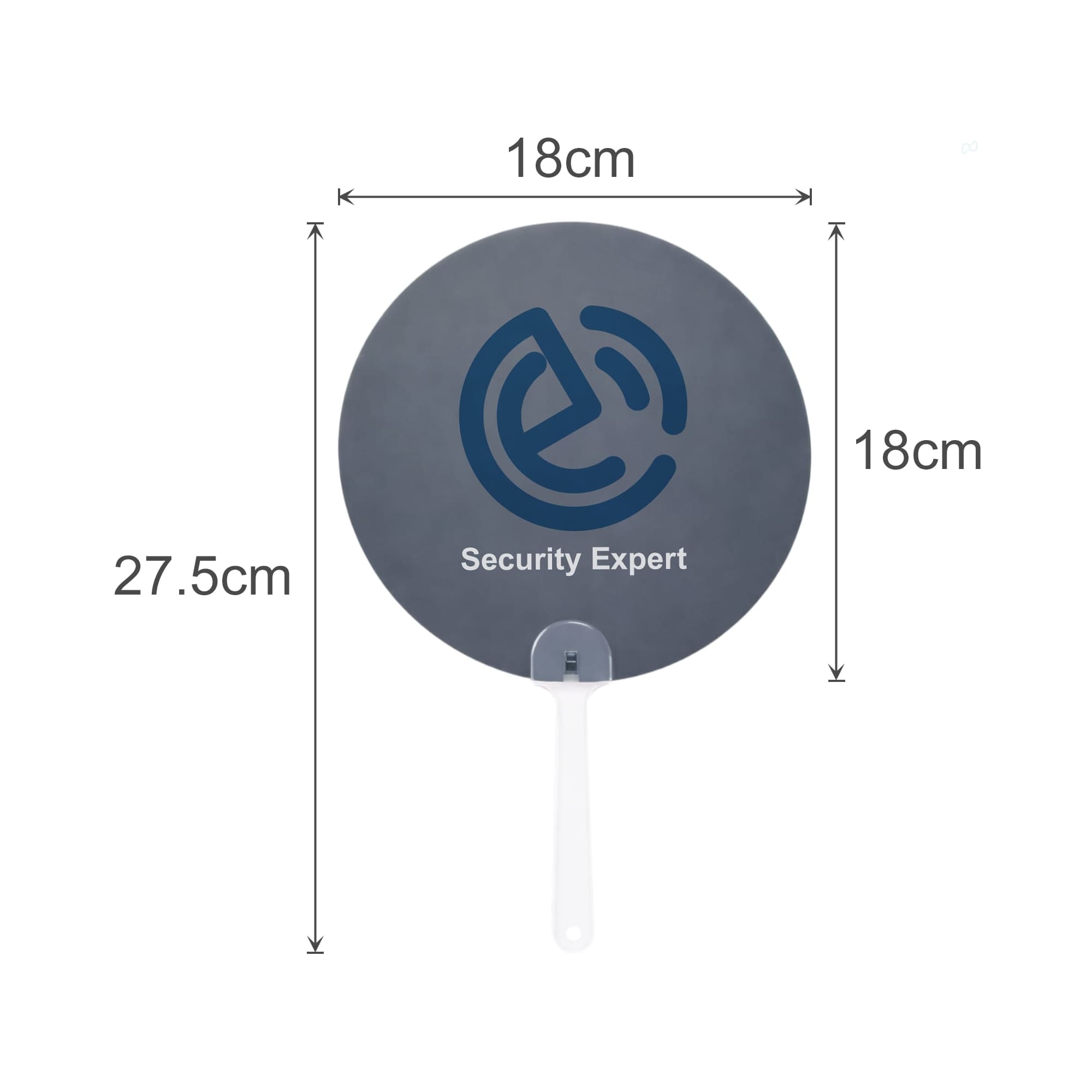 Custom Shape PP Hand Fan