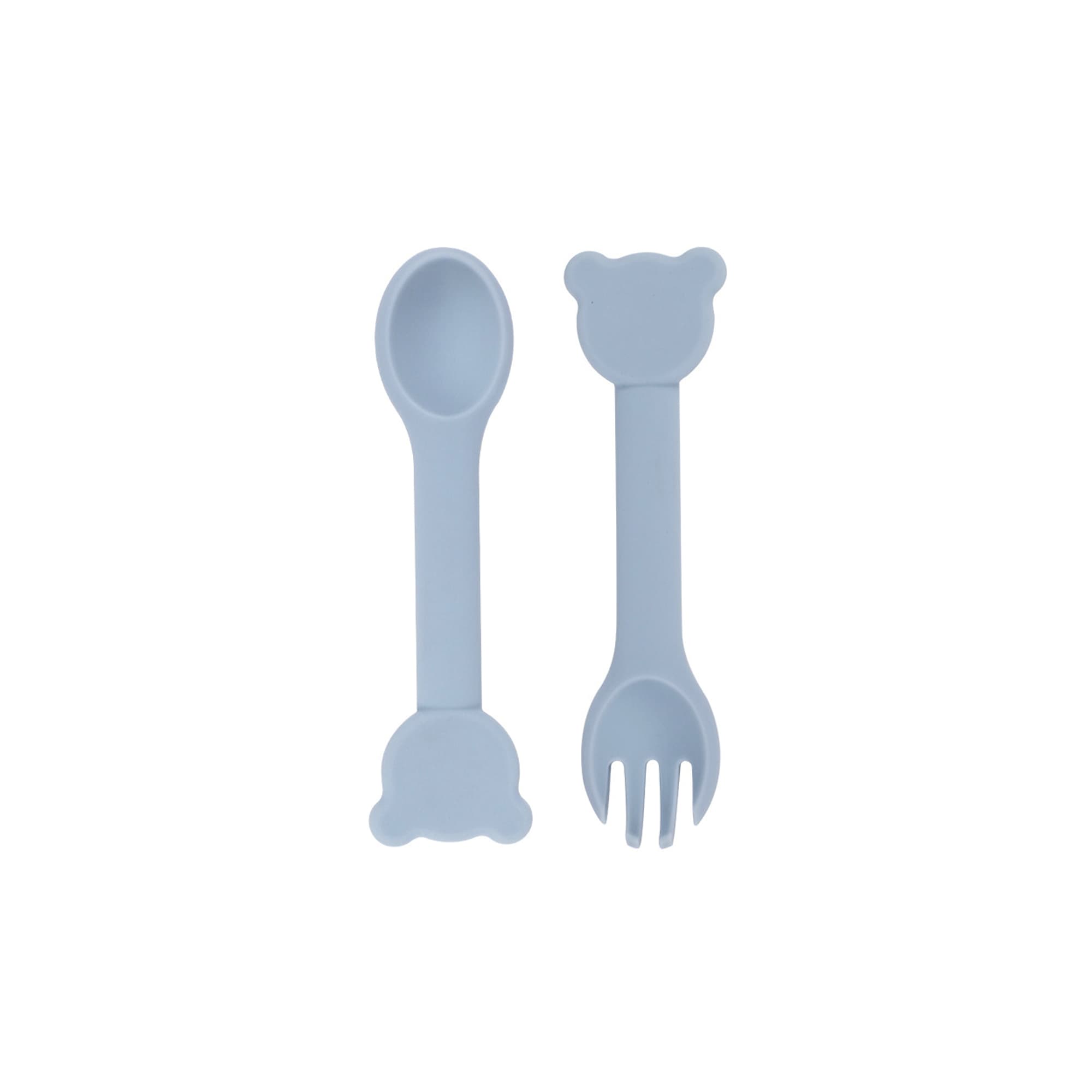 Bear Shape Silicone Kids Cutlery