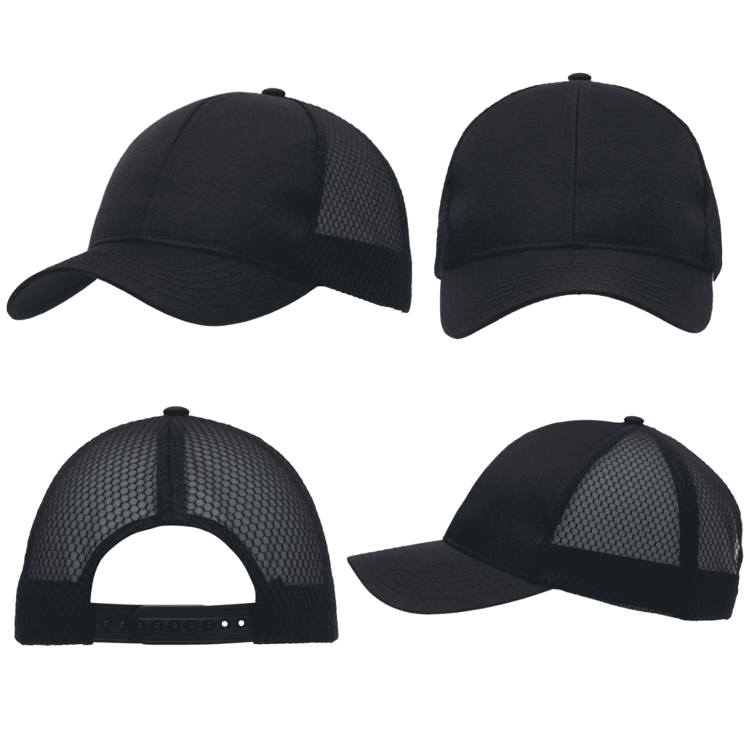Breathable poly twill with honeycomb mesh