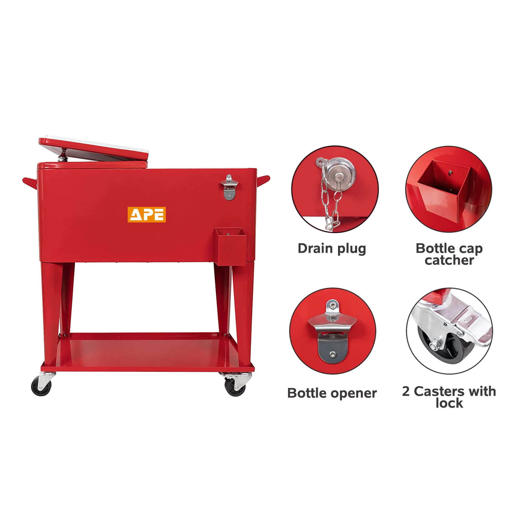 75L Cooler Box Trolley