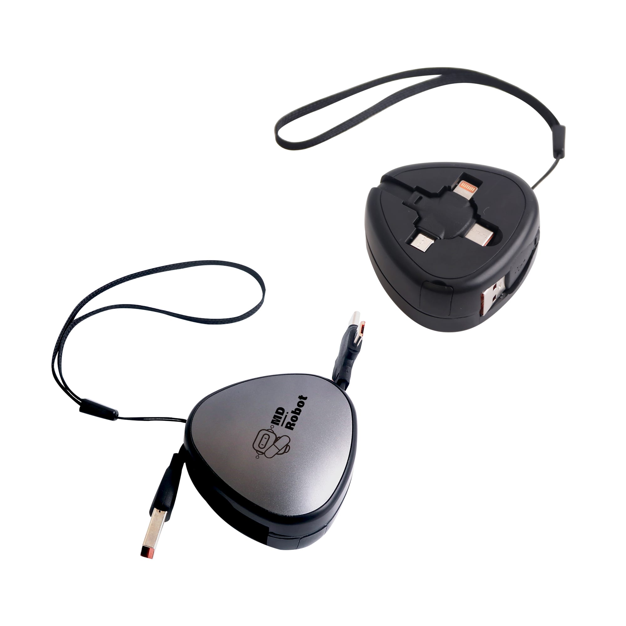 3-In-1 Retractable Portable Charging Cable