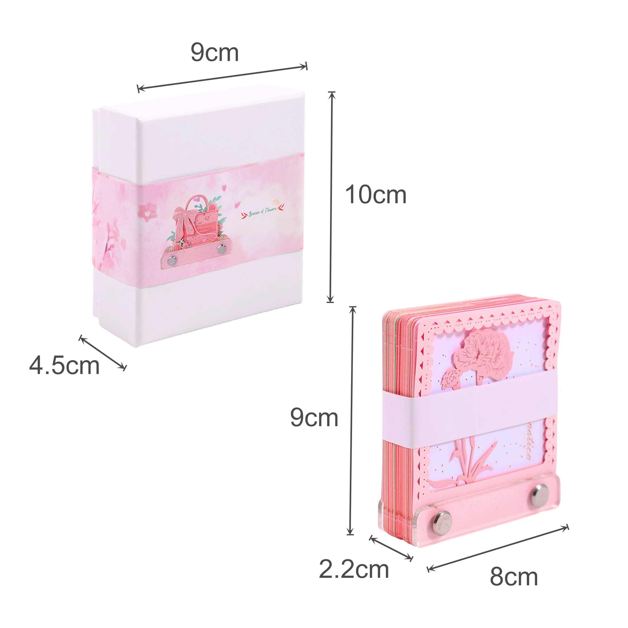 3D Paper Art Handbag Tear-off Notepad