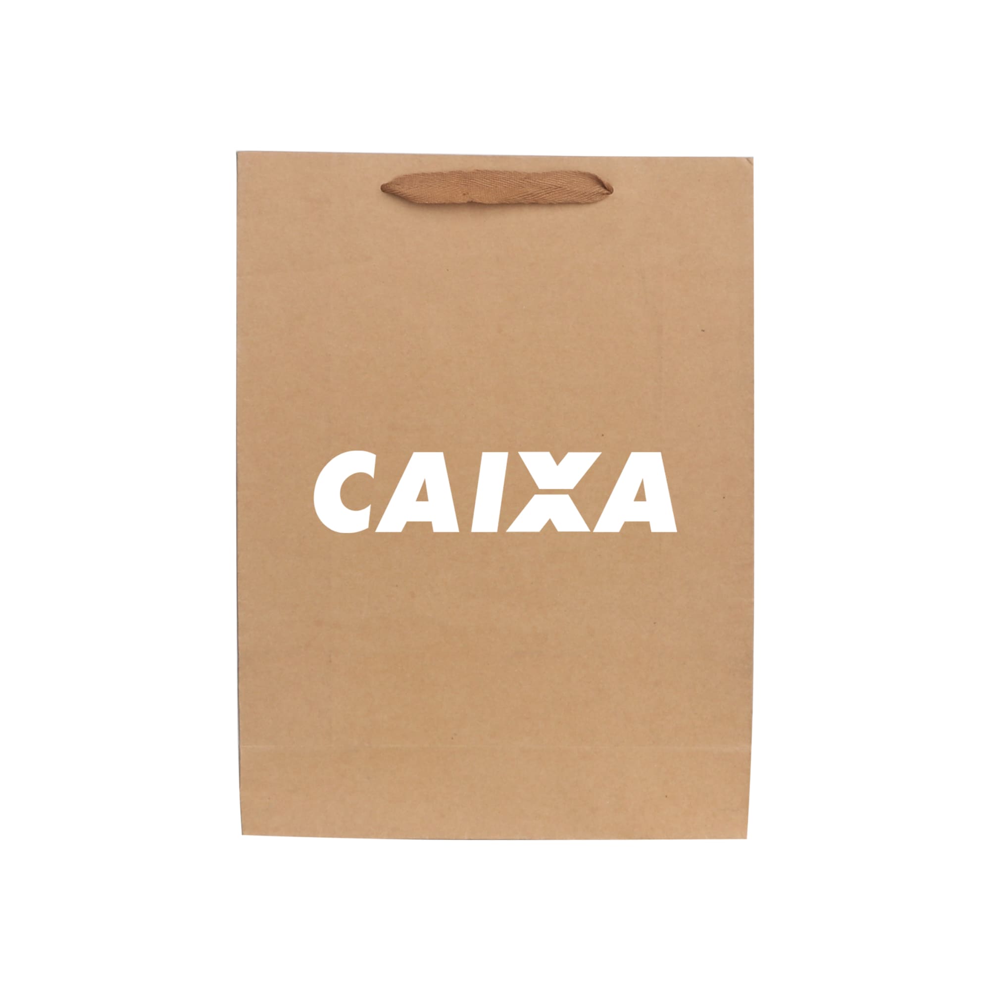 Large Vertical Paper Bag with Fabric Flat Handle(300 x 400 x 110mm)