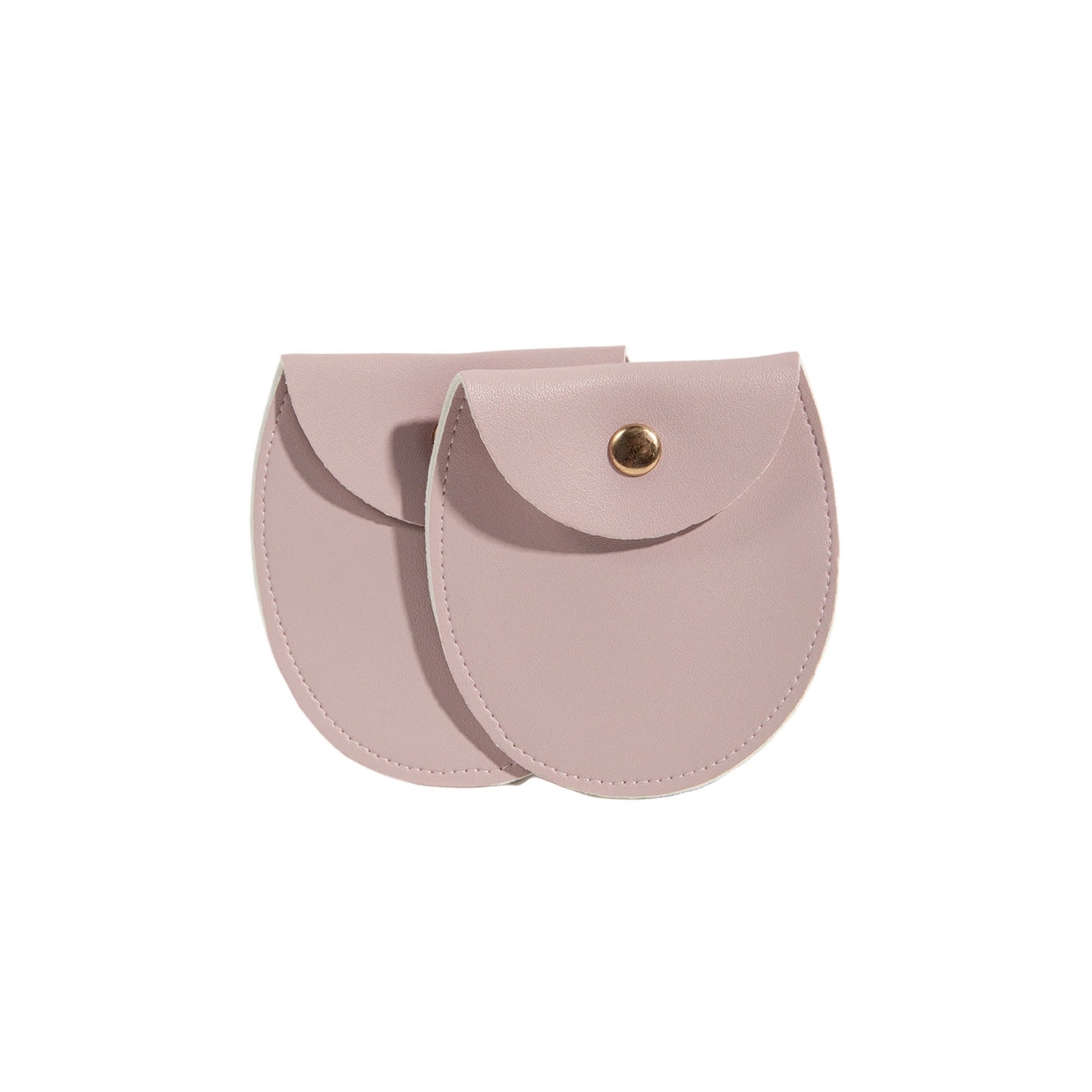 Oval PU Leather Jewellery Pouch