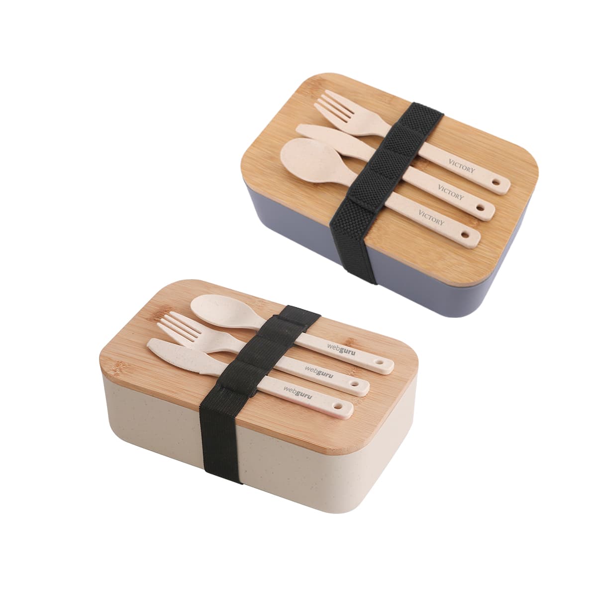 Lunch Box with Bamboo Cover