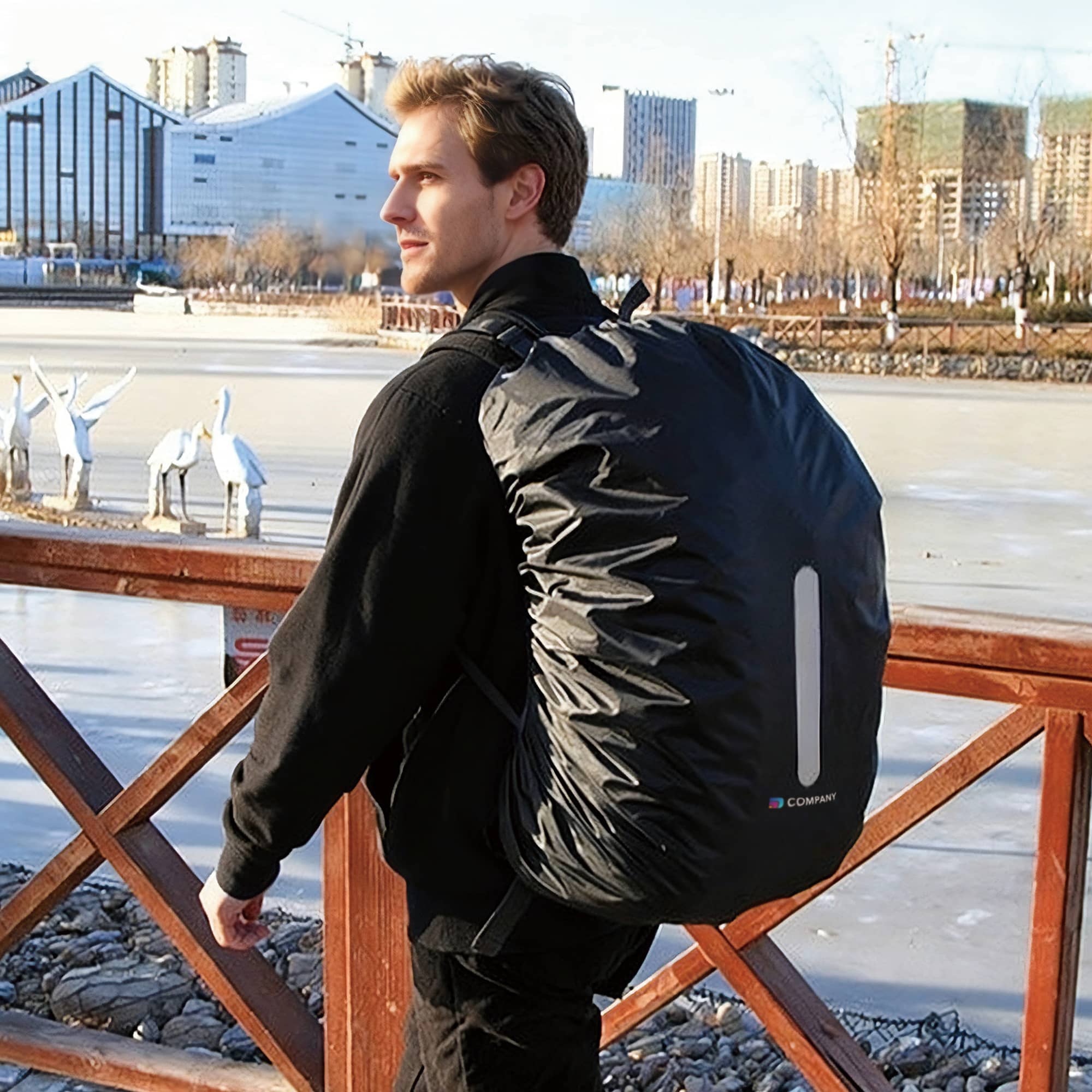 Reflective Backpack Rain Cover