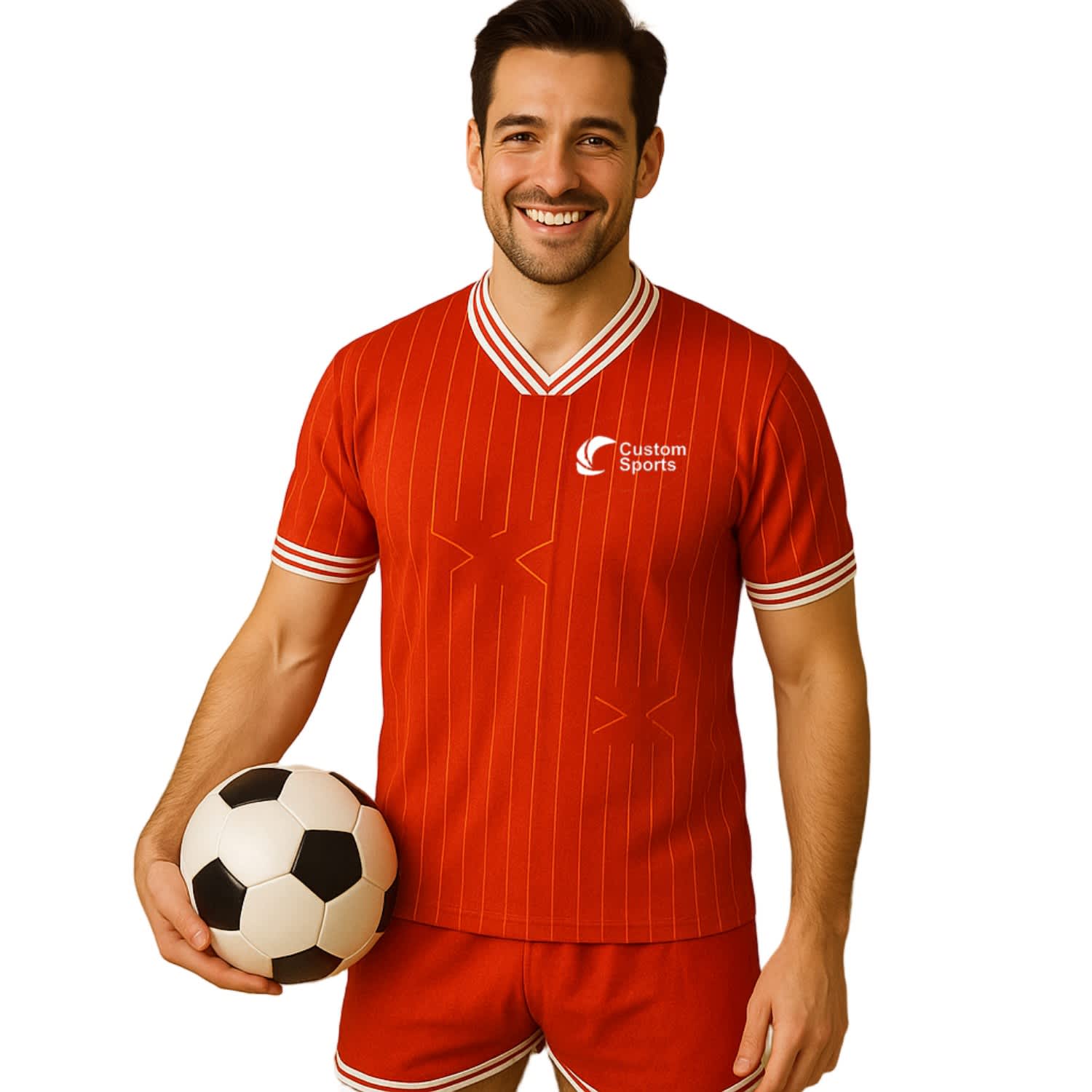 100% Polyester Sublimated Breathable V-Neck Raglan T-shirt