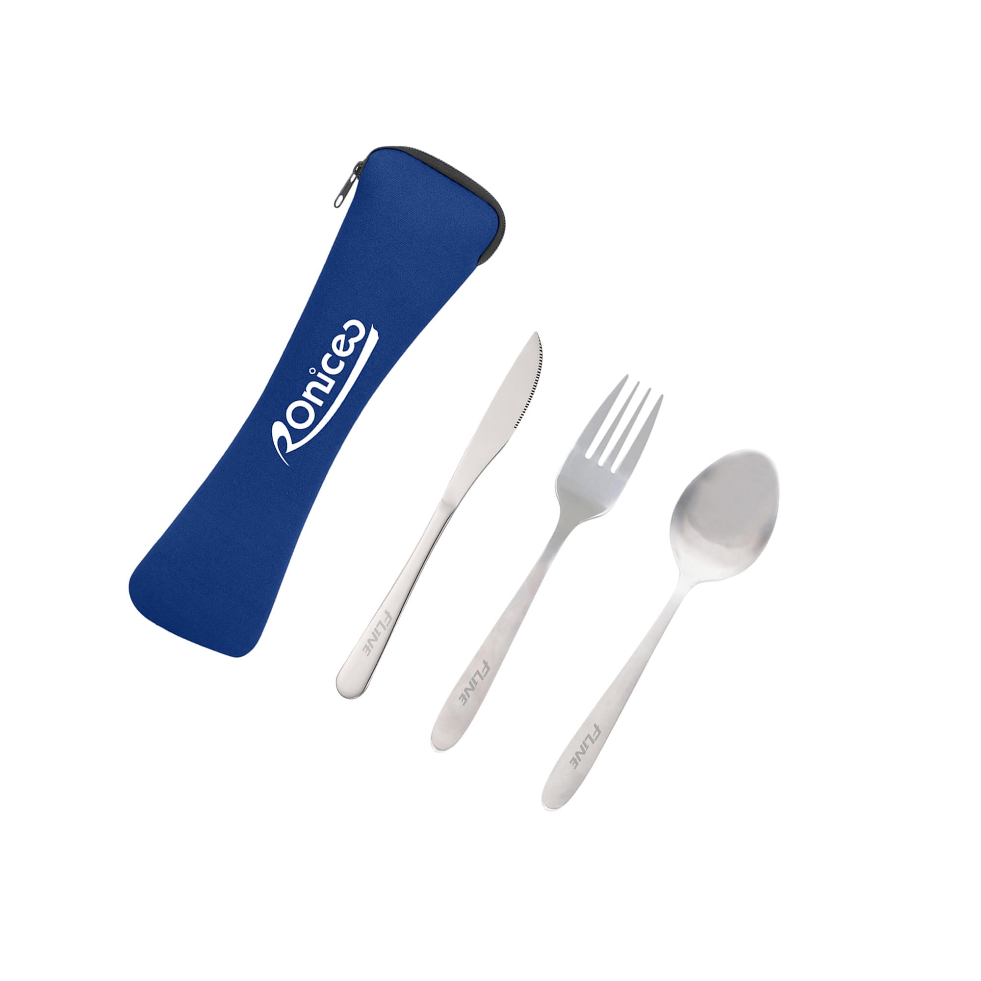 3 piece Stainless Steel Travel Utensils Set