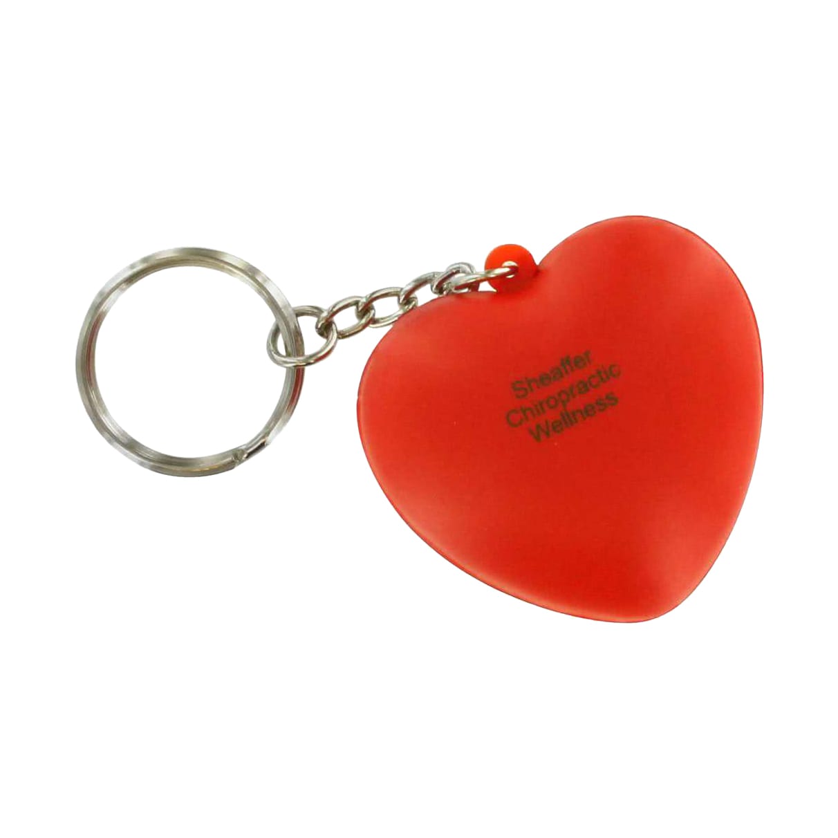 Keyring with Heart Stress Reliever