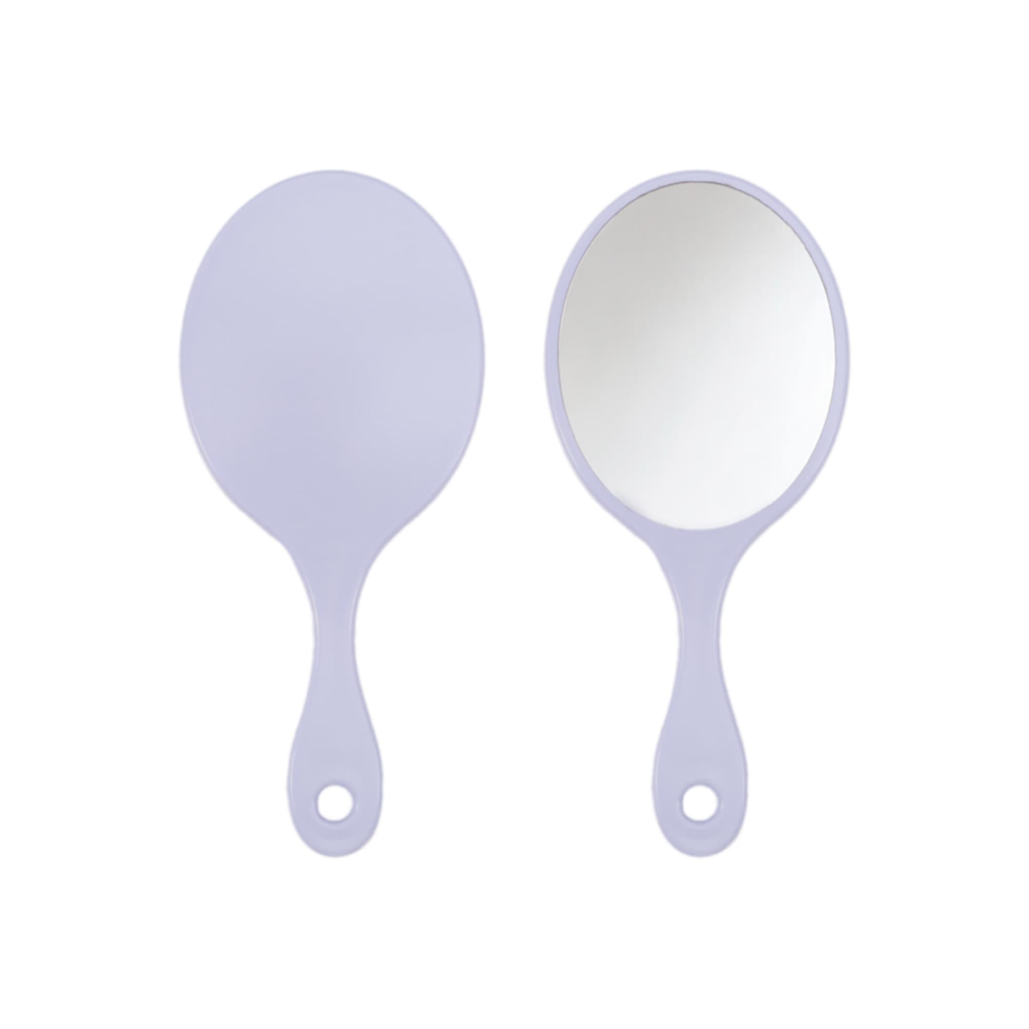 Chic Princess-Style Handheld Makeup Mirror