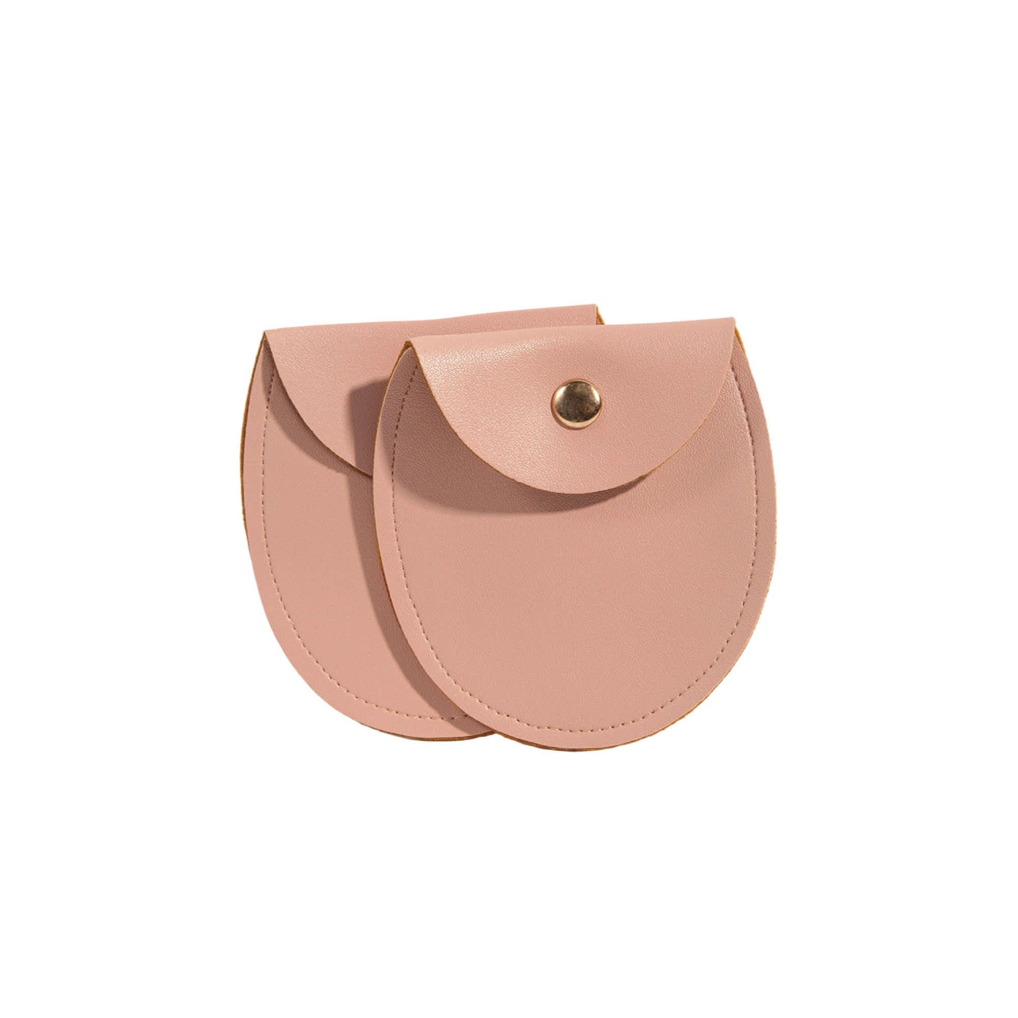 Oval PU Leather Jewellery Pouch