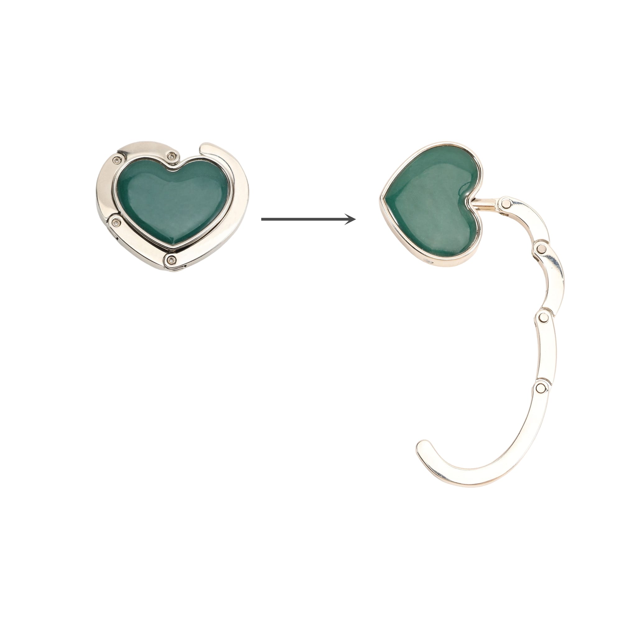Heart Foldable Desk Hook