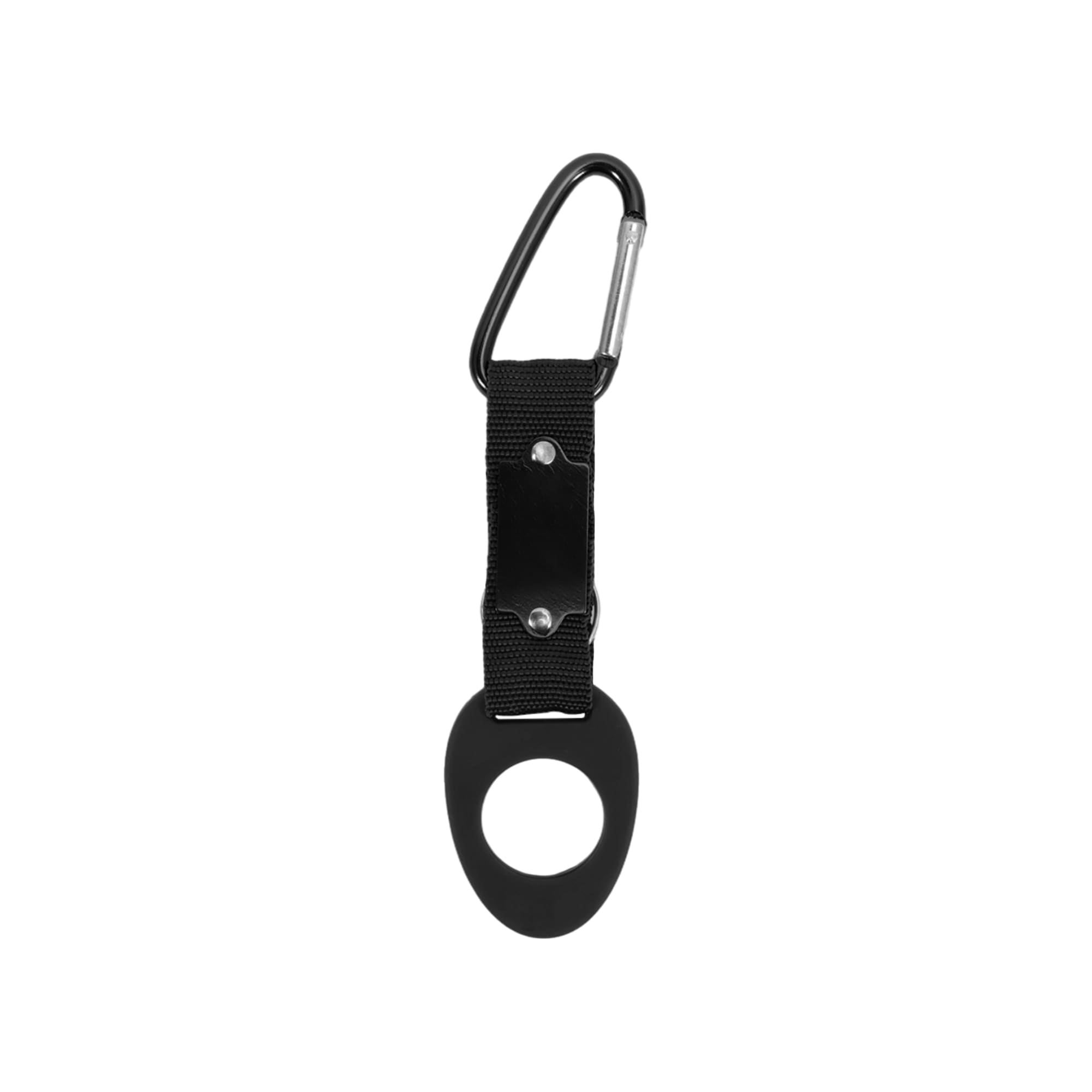 Carabiner Clip With Rubber Bottle Holder