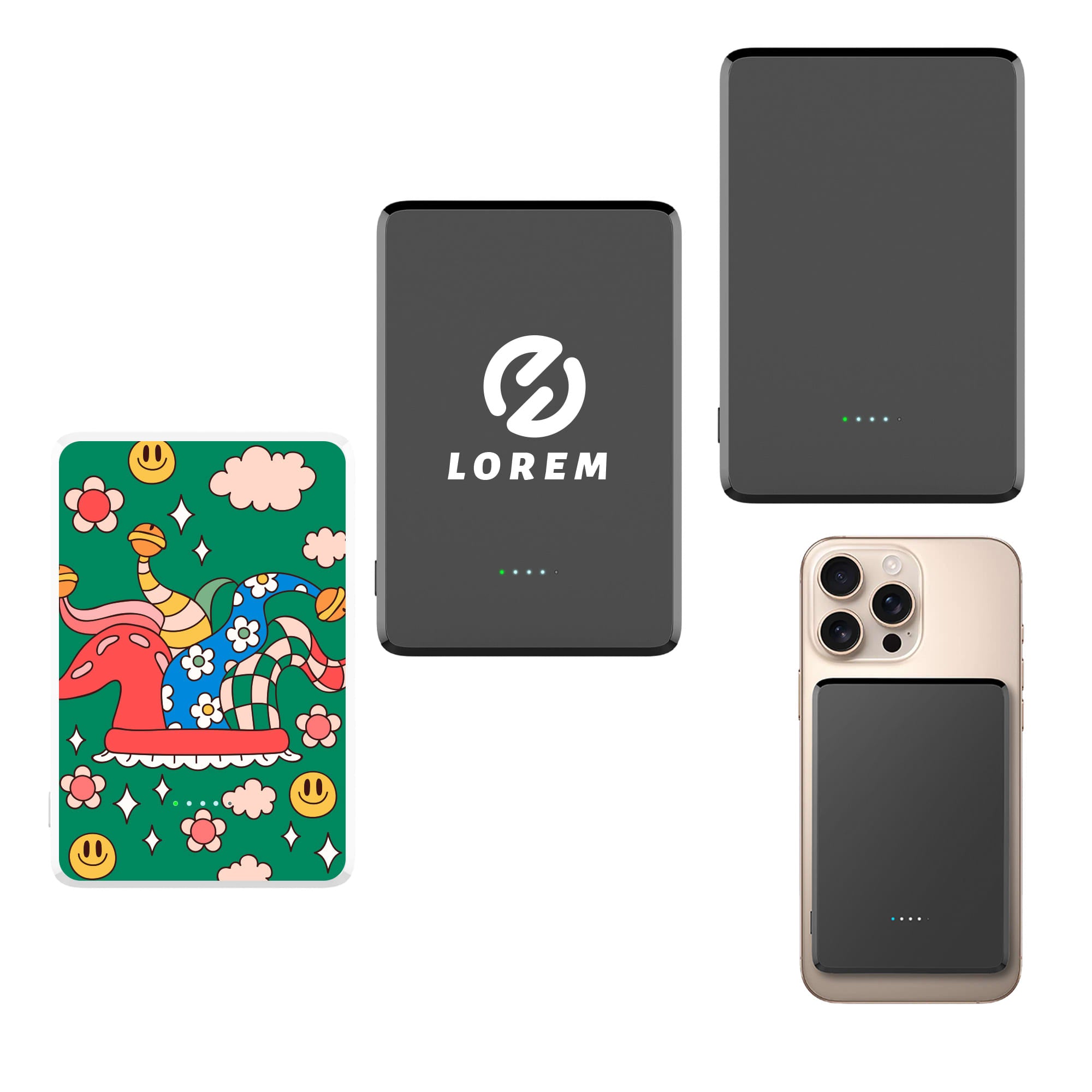 5000mAh Magnetic Wireless  Power Bank