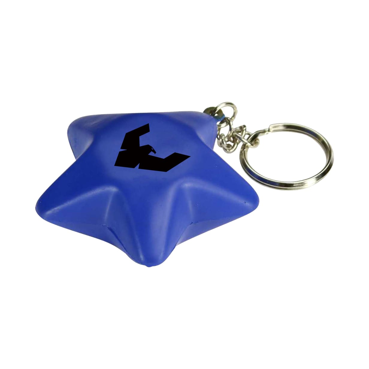 Keyring with Star Stress Reliever