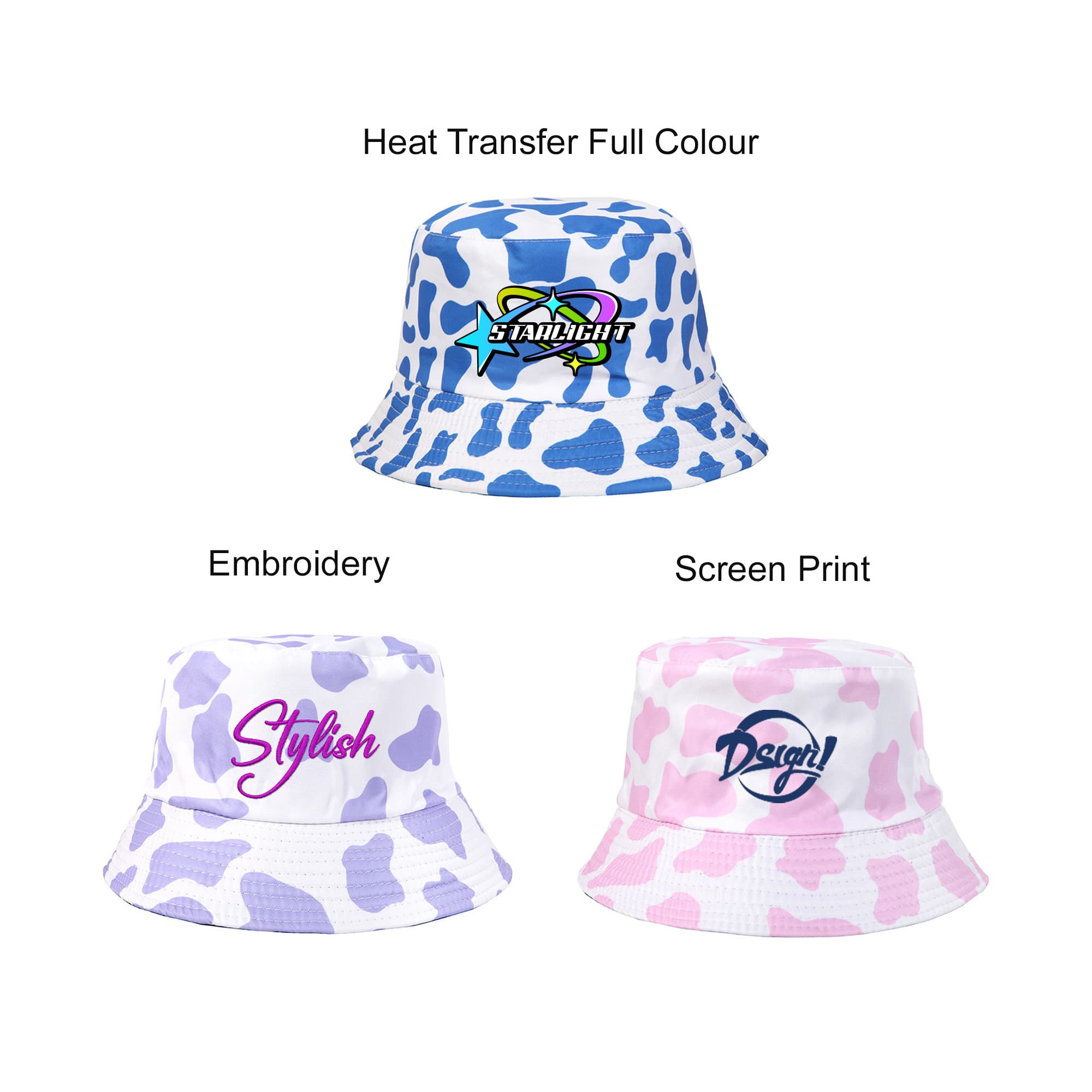 Cow Print Bucket Hat