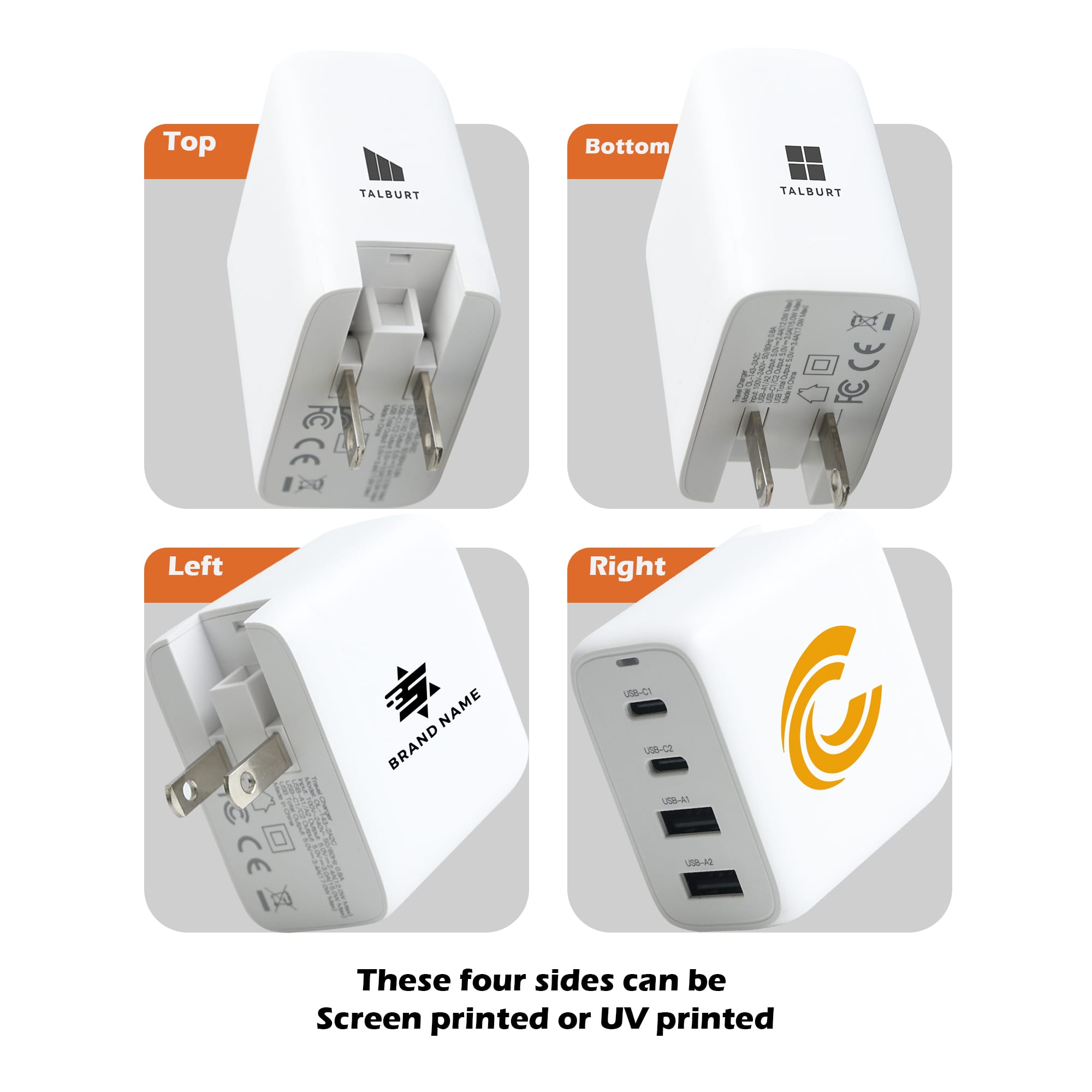 4 Ports Universal Travel Adapter