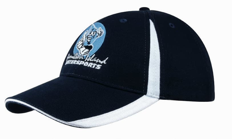 Brushed Heavy Cotton with Inserts on the Peak & Crown