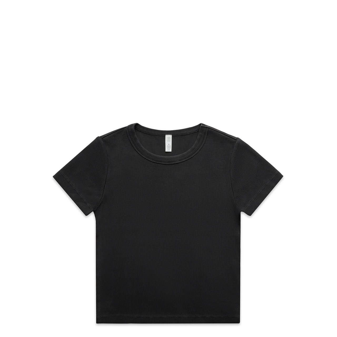 Wo's Faded Organic Rib Tee