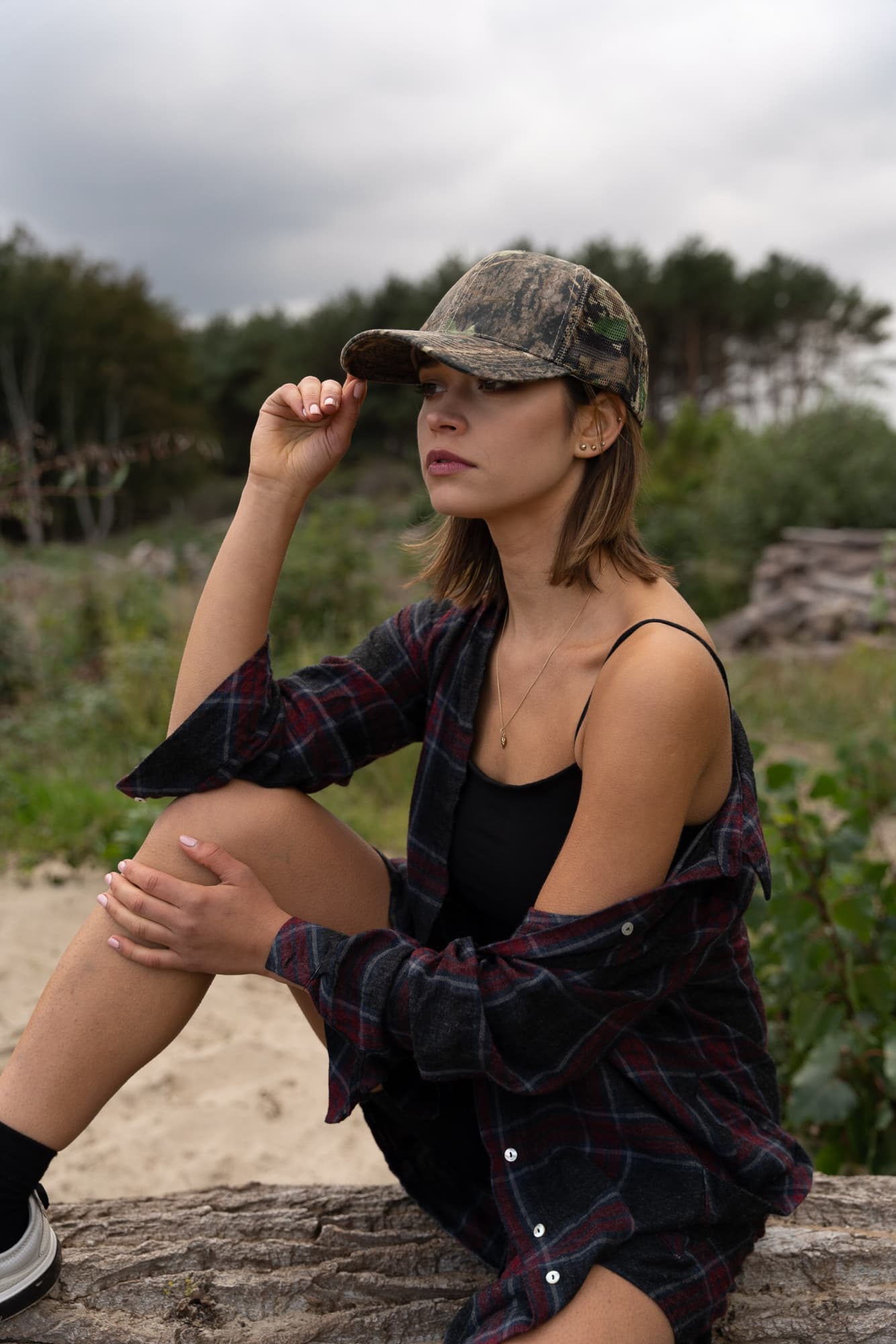 True Timber Camouflage with Camo Mesh Back