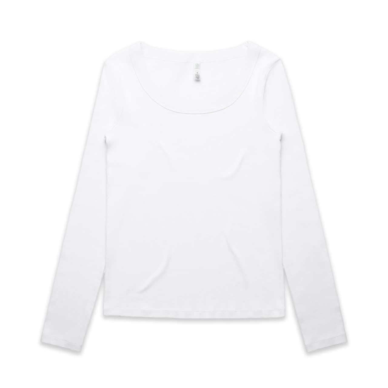 Wo's Organic Baby Rib L/S Tee