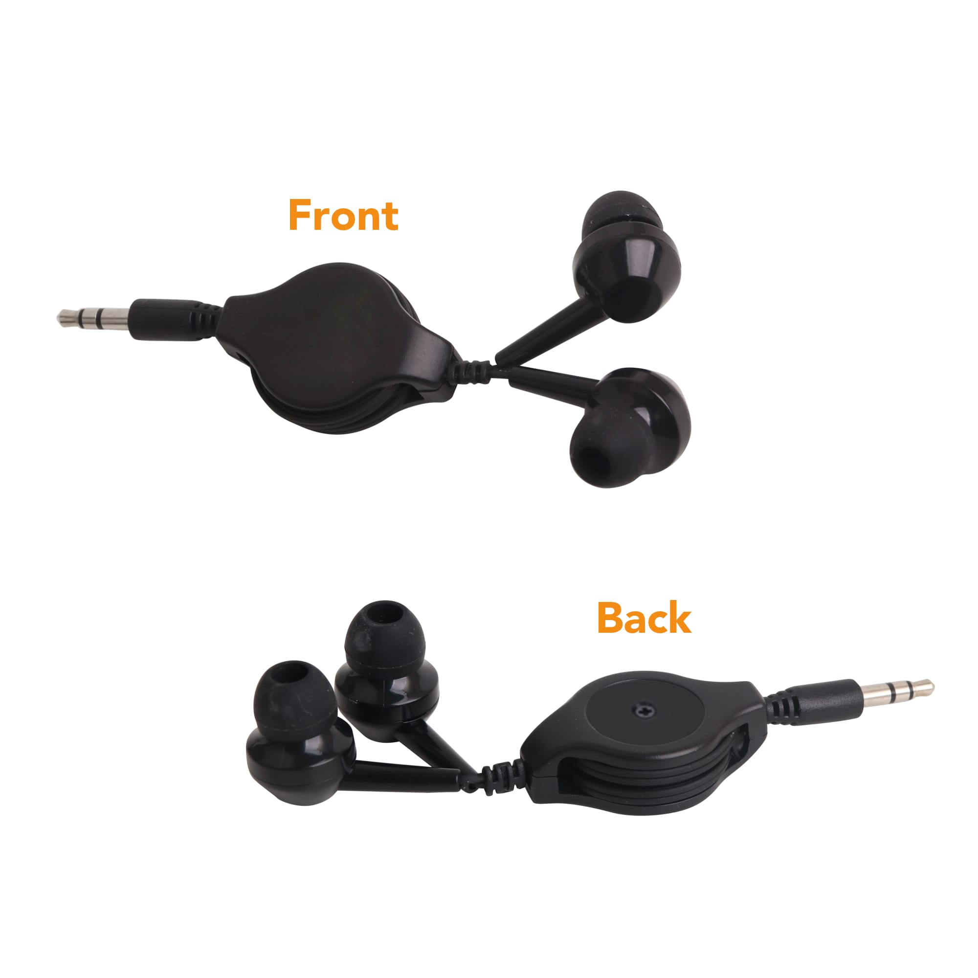 Retractable Earbuds Headset