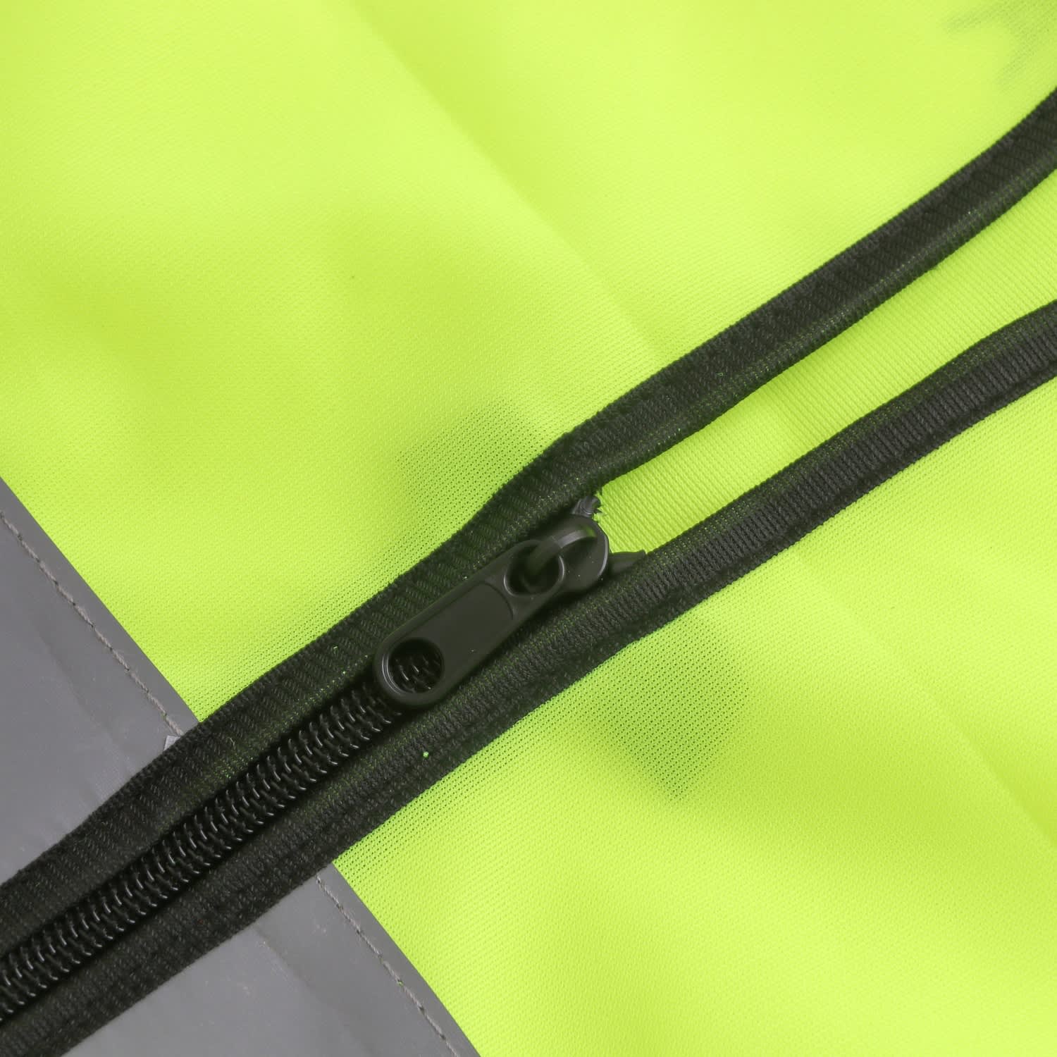 Unisex Adults Classic Hi-Vis Vest with Horizontal Reflective Tape