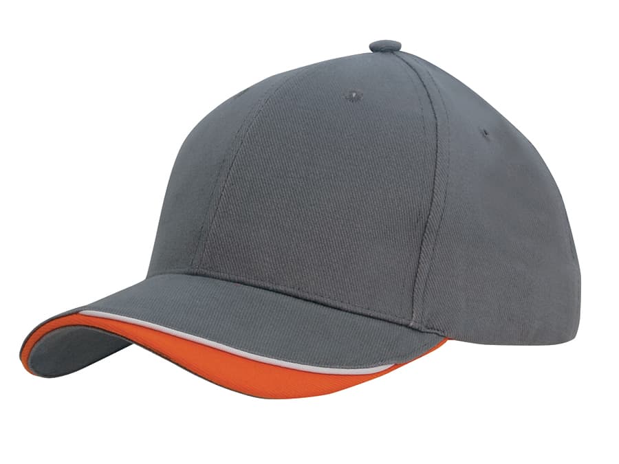 Brushed Heavy Cotton with Indented Peak