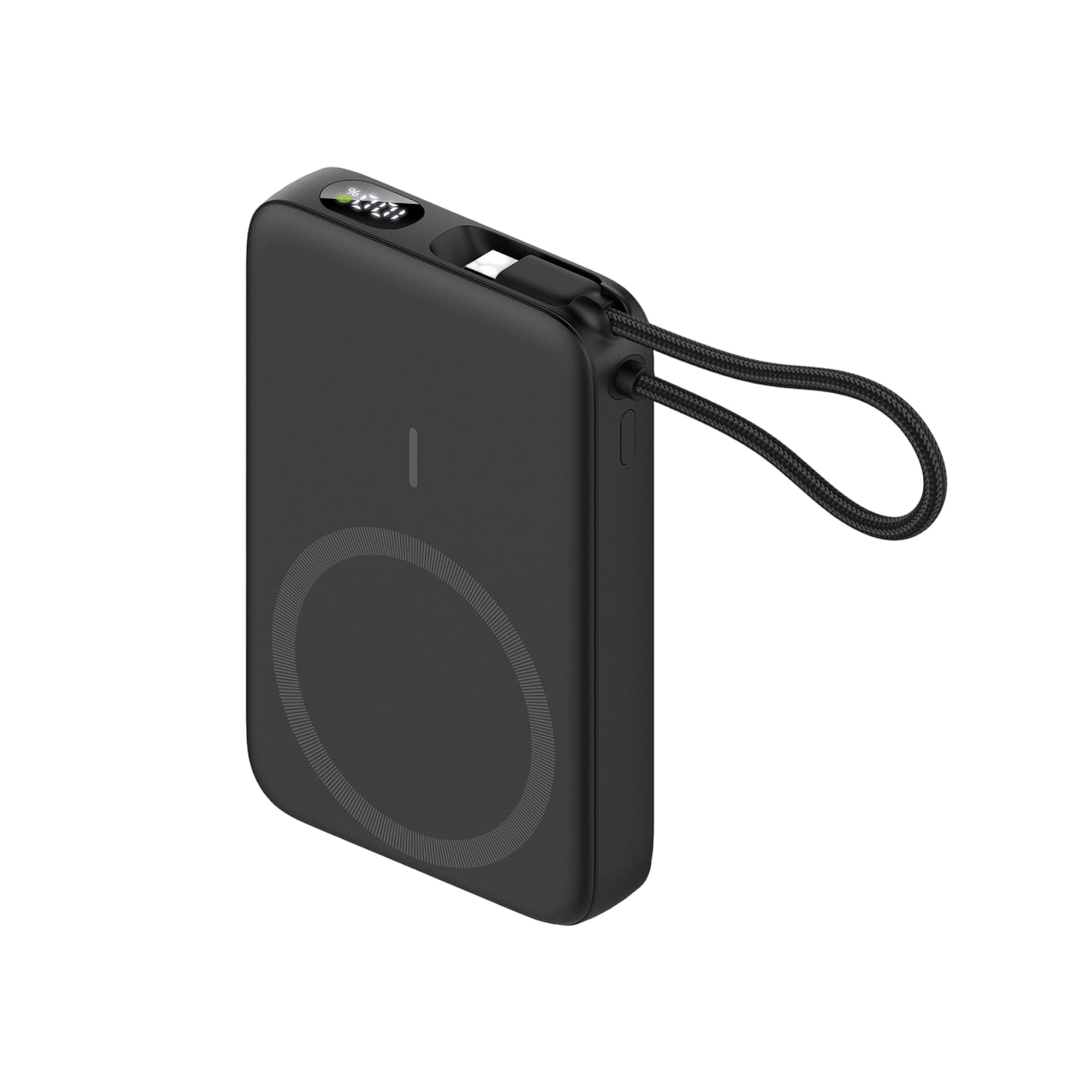 10000mAh Magnetic Wireless  Power Bank with Charging Cable