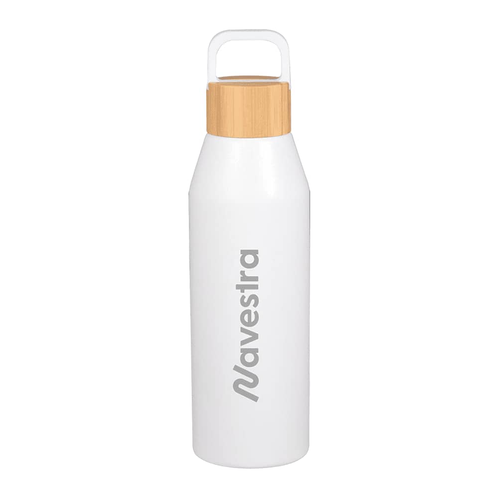 Aspen Recycled Bottle with Bamboo Lid - 1L