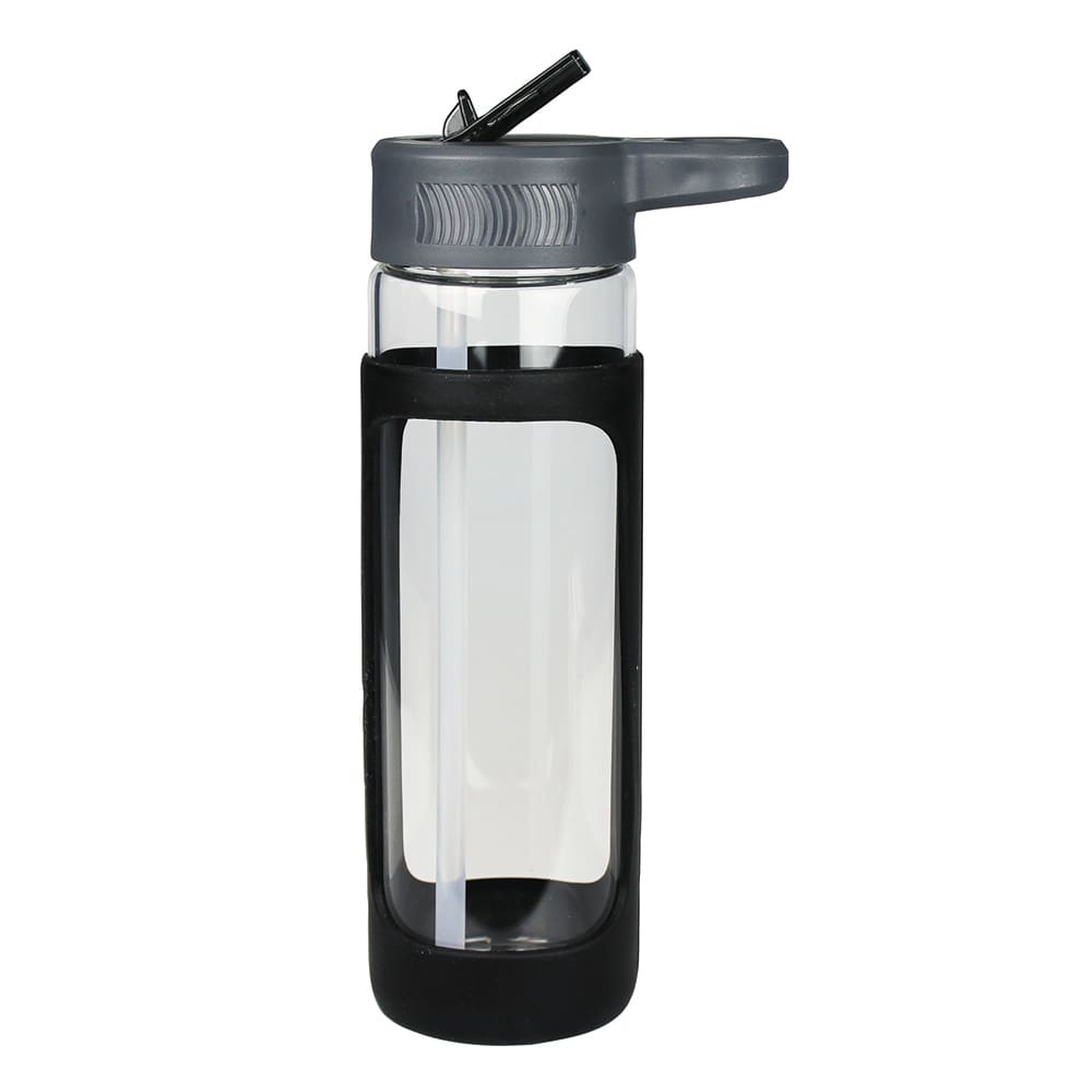 Glass Bottle w/ Silicone Cover 600ml